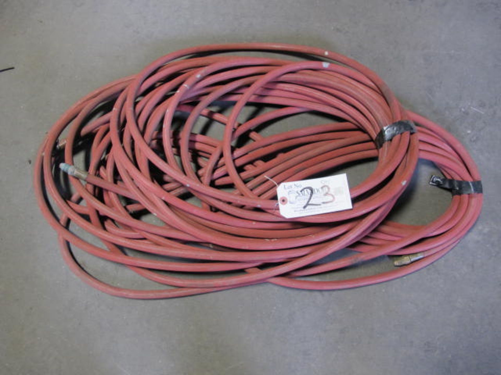 Lot (2 x 25') Oxyacetylene Hoses