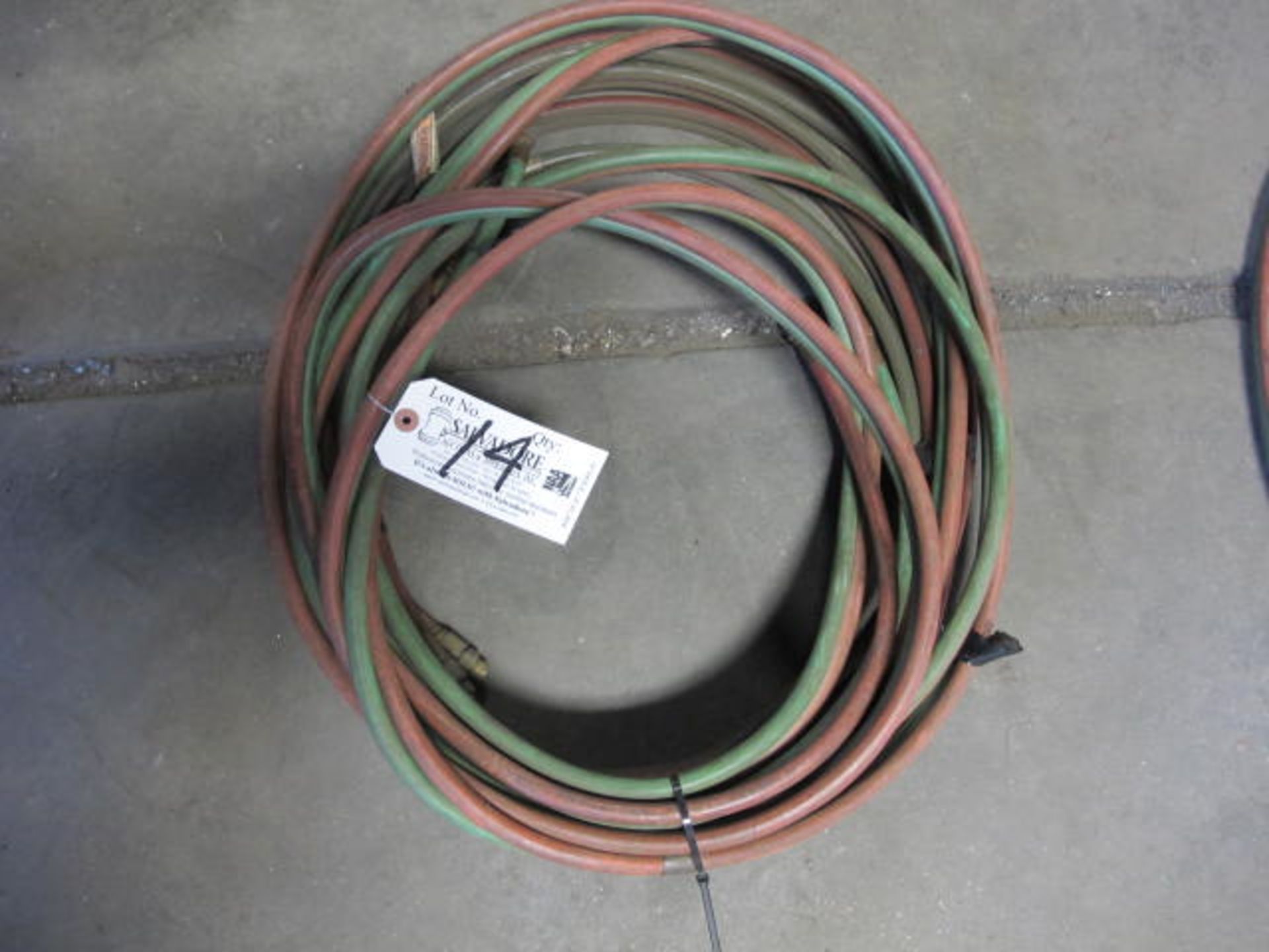 Lot (2 x 25') Oxyacetylene Hoses