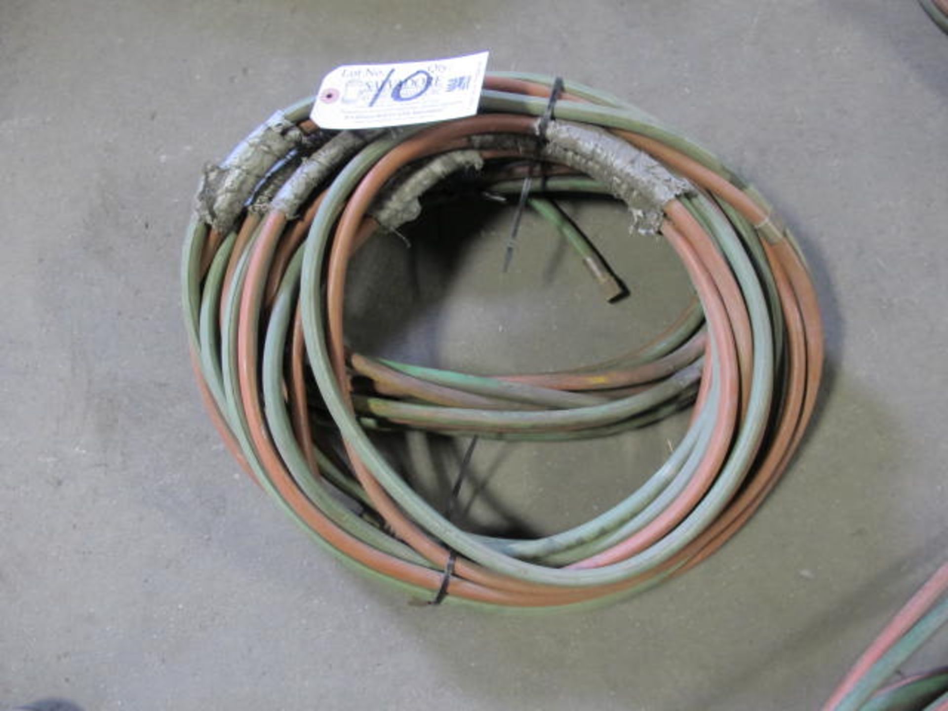 Lot (2 x 25') Oxyacetylene Hoses