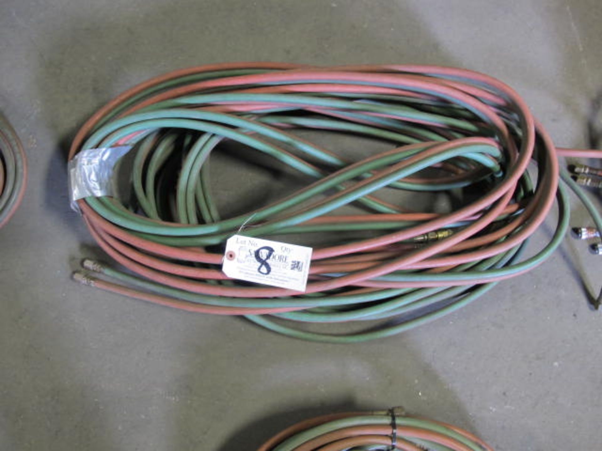 Lot (2 x 25') Oxyacetylene Hoses