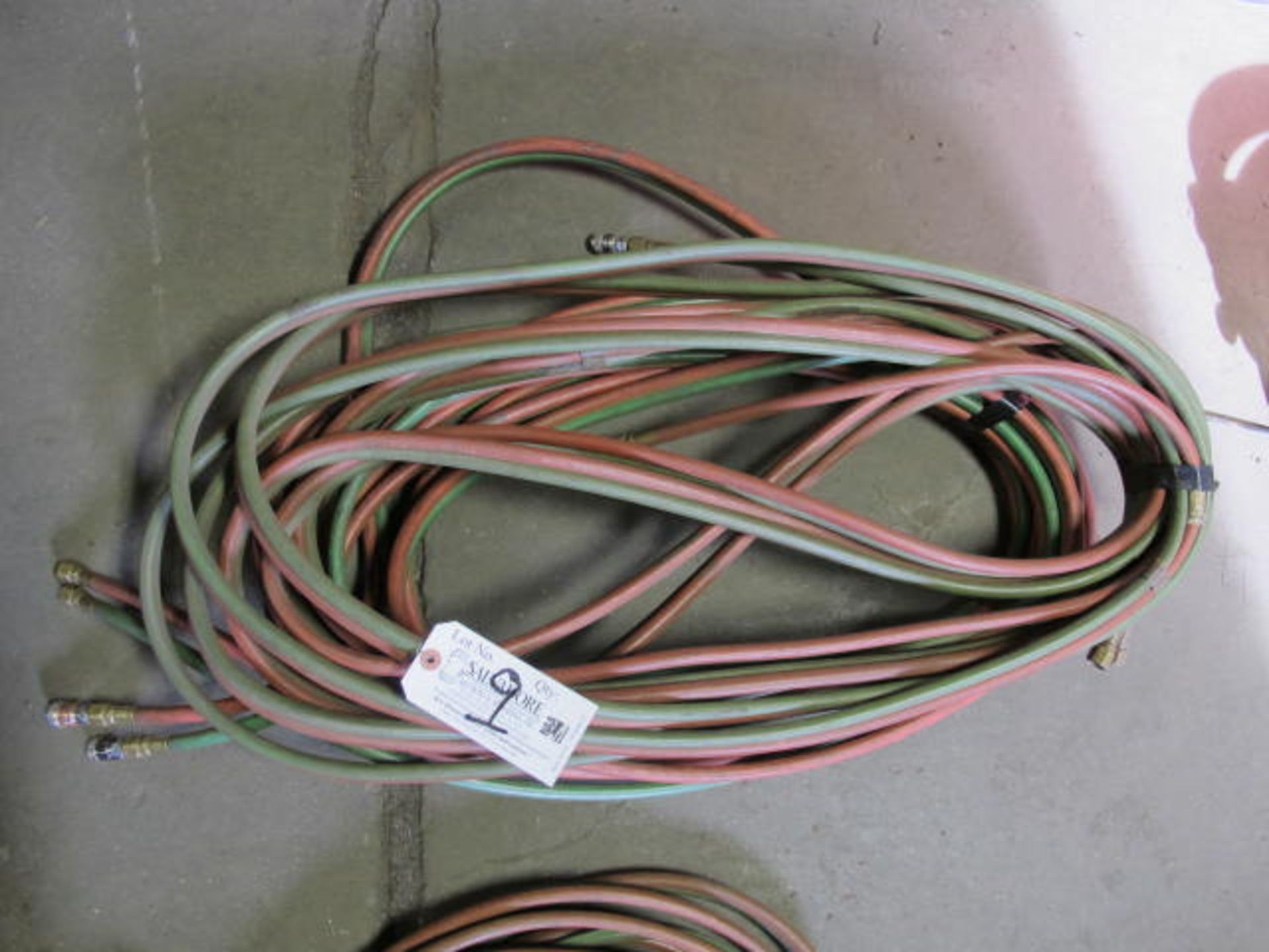 Lot (2 x 25') Oxyacetylene Hoses