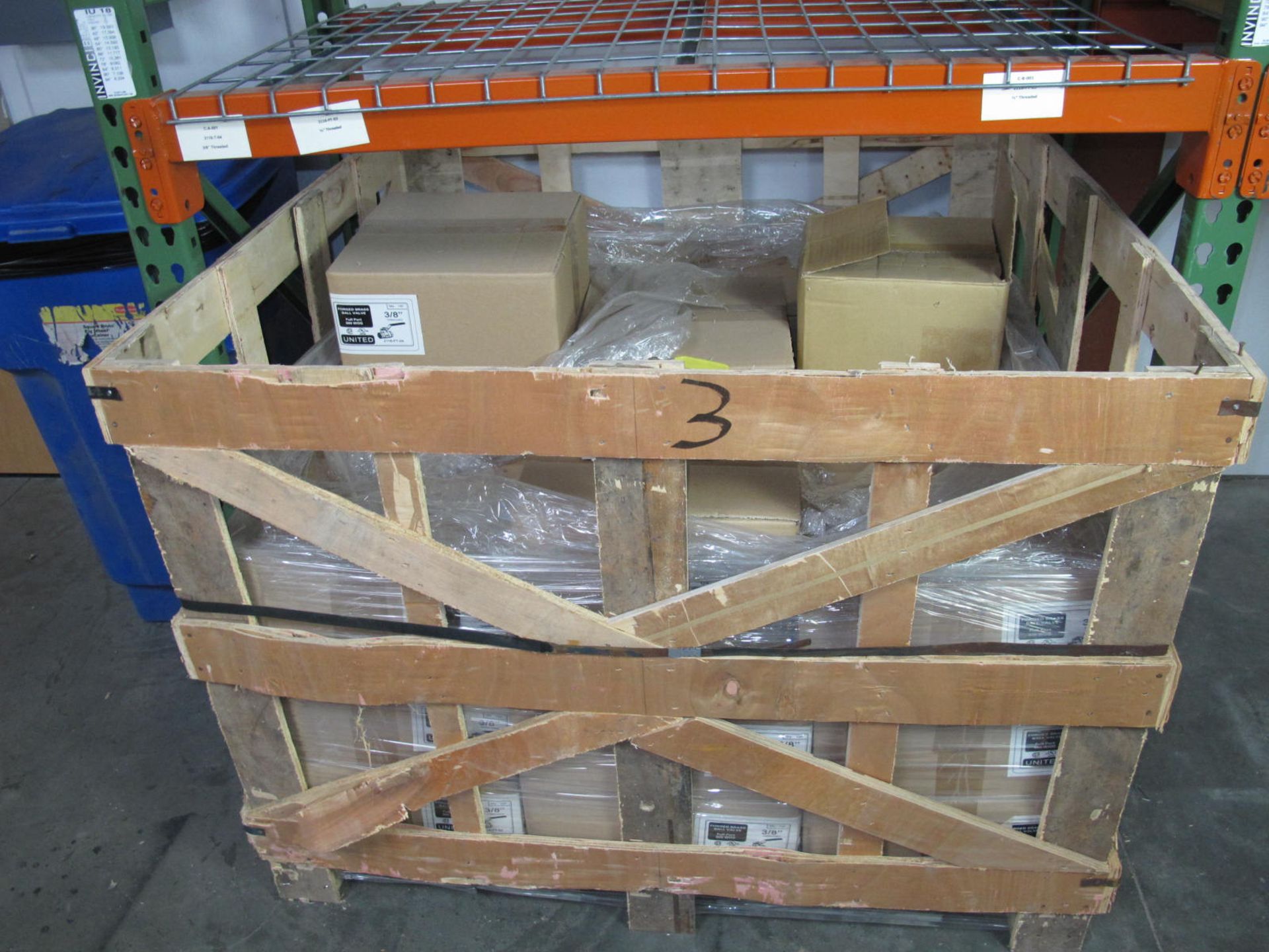 Lot 25 Boxes / Approx. (3,000 Pcs.) 3/8'' Forged Brass Ball Valve Full Port 600 WOG - Image 2 of 3