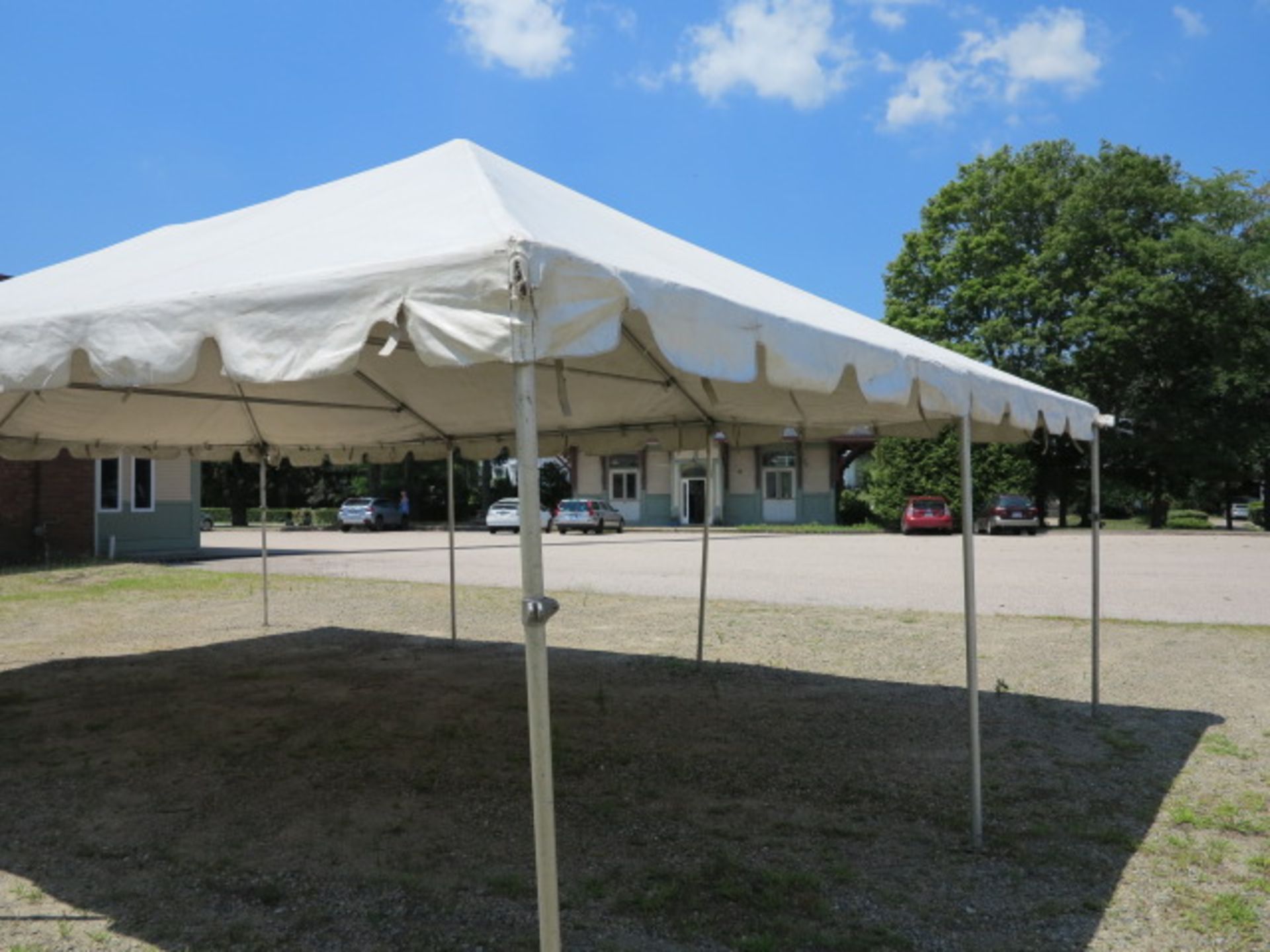 20' x 30' White Tent w/ Hardware Any images provided are for bidder's guidance only. See Terms of - Image 4 of 7