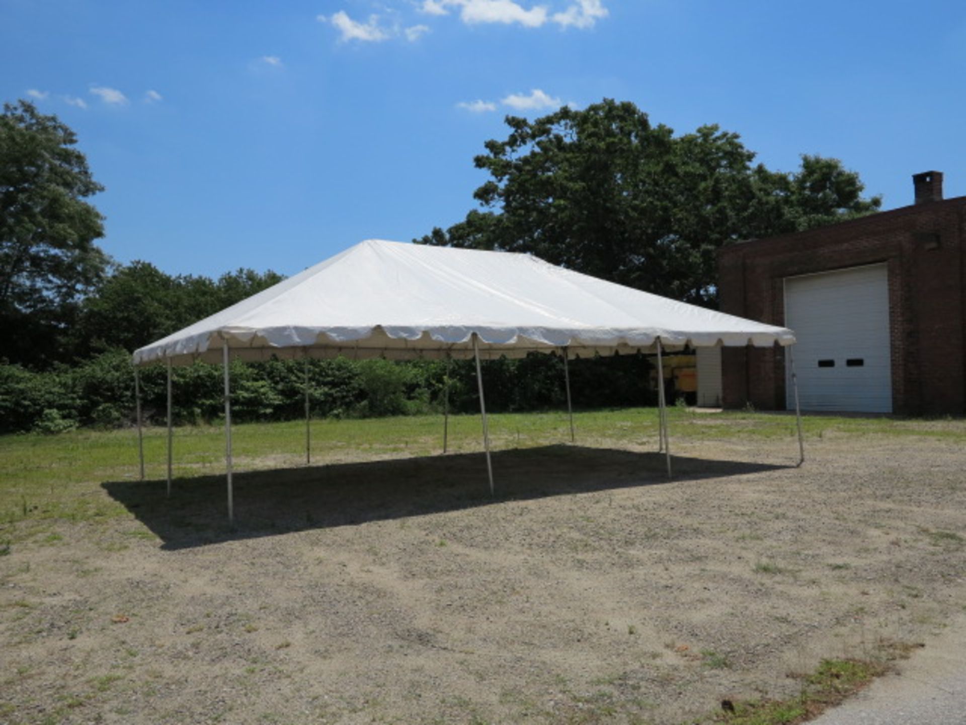 20' x 30' White Tent w/ Hardware Any images provided are for bidder's guidance only. See Terms of