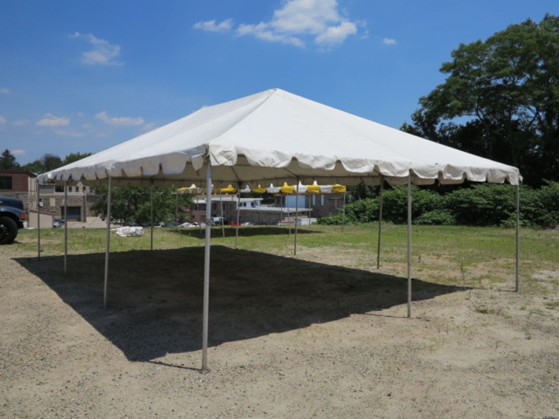 20' x 30' White Tent w/ Hardware Any images provided are for bidder's guidance only. See Terms of - Image 2 of 7