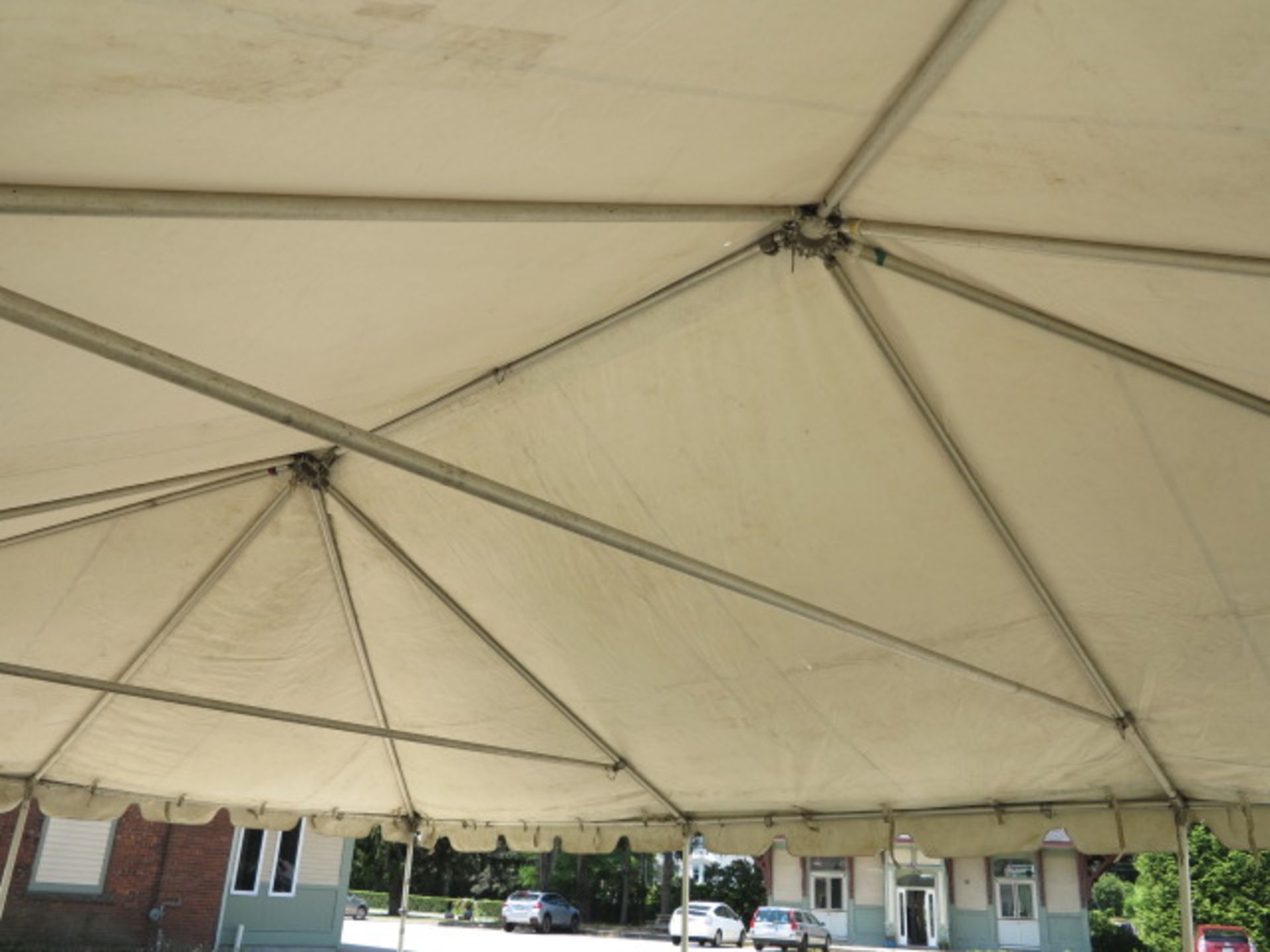 20' x 30' White Tent w/ Hardware Any images provided are for bidder's guidance only. See Terms of - Image 6 of 7