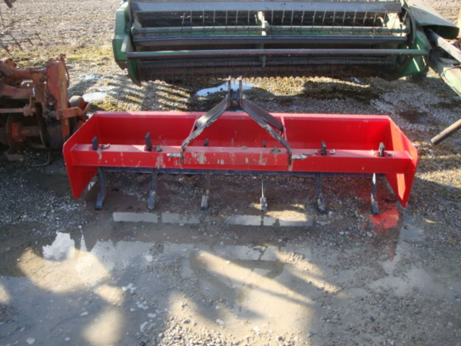 (Lot 70j) 7ft box blade 3pt new