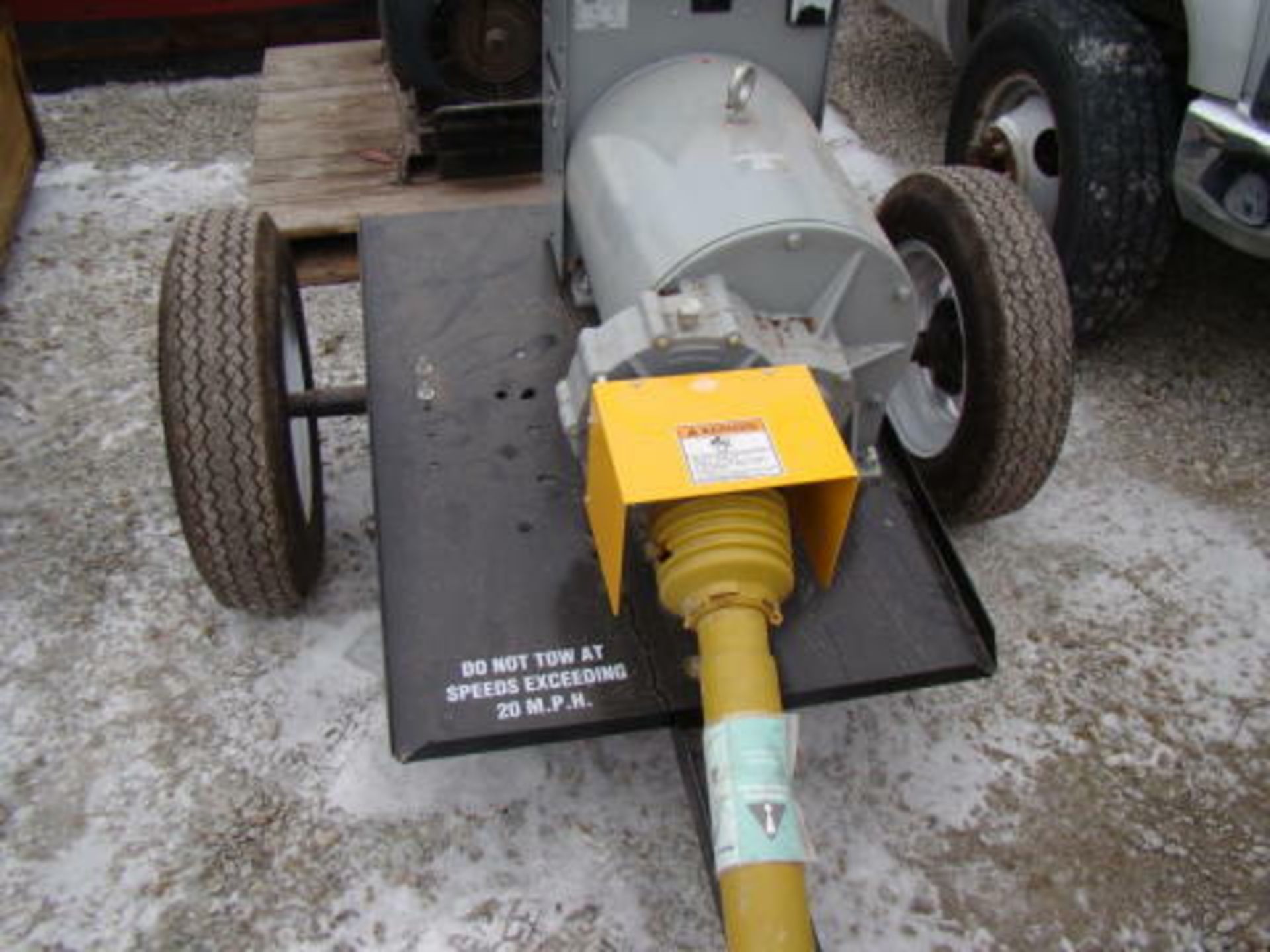 (Lot 132b) Winco pto driven generator on cart 50PTC-38 (size)