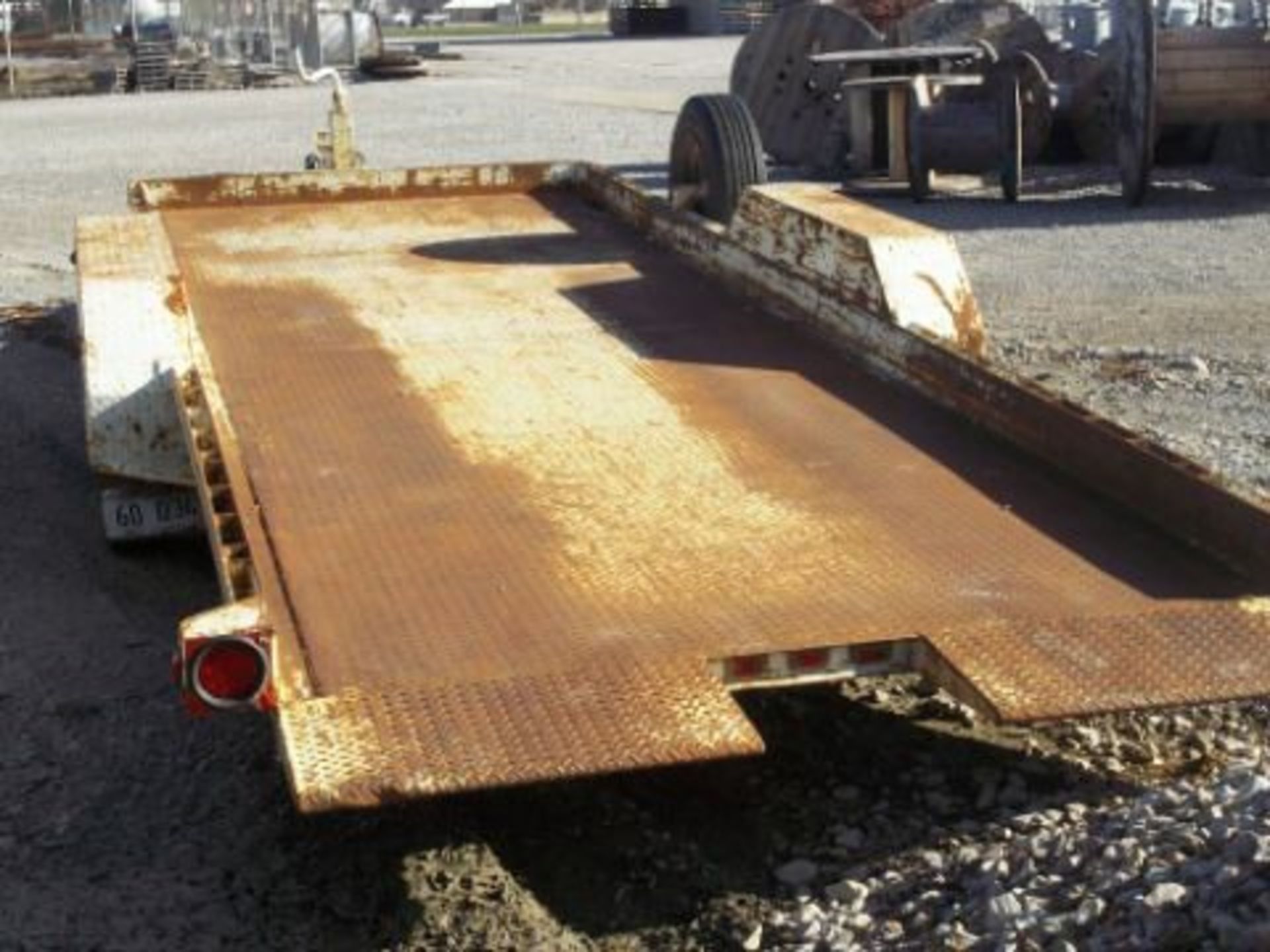 Lot 2b - (Lot 2b) 2008 Imperial Lowboy Trailer, 20â€™ x 6.5â€™ tilt, tandem axle, 16,000 lb. GVWR - Image 3 of 4