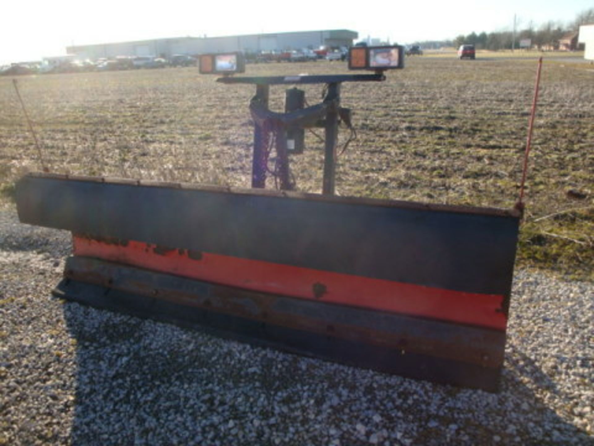 (Lot 4e) Western Snow plow w/bracket 8.5ft