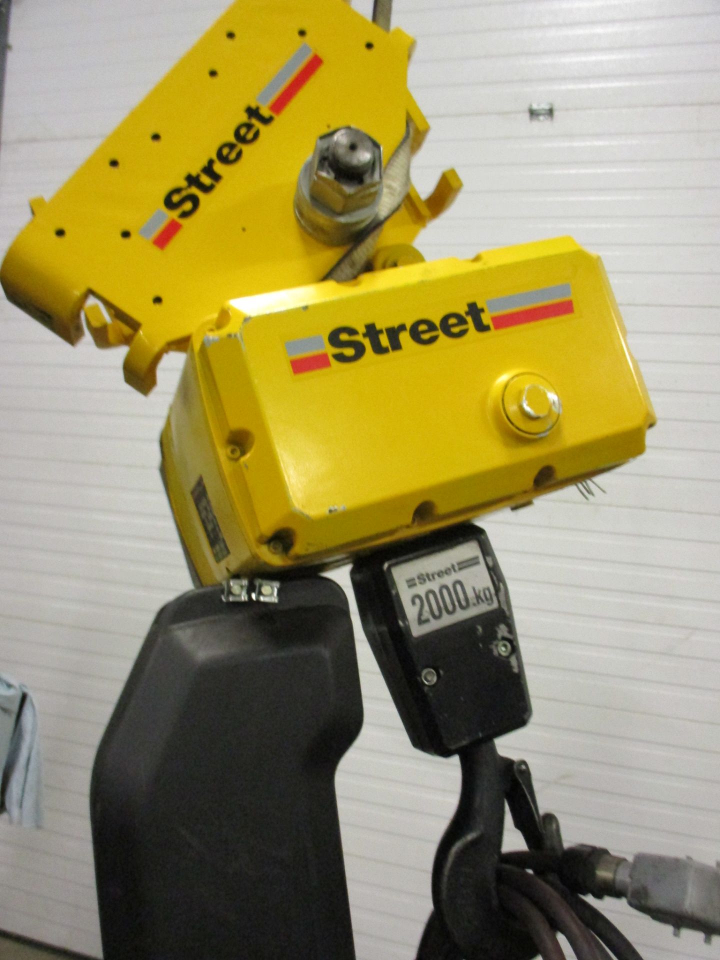 Street Electric Hoist 2000kg 4000lbs Capacity with trolley and pendant