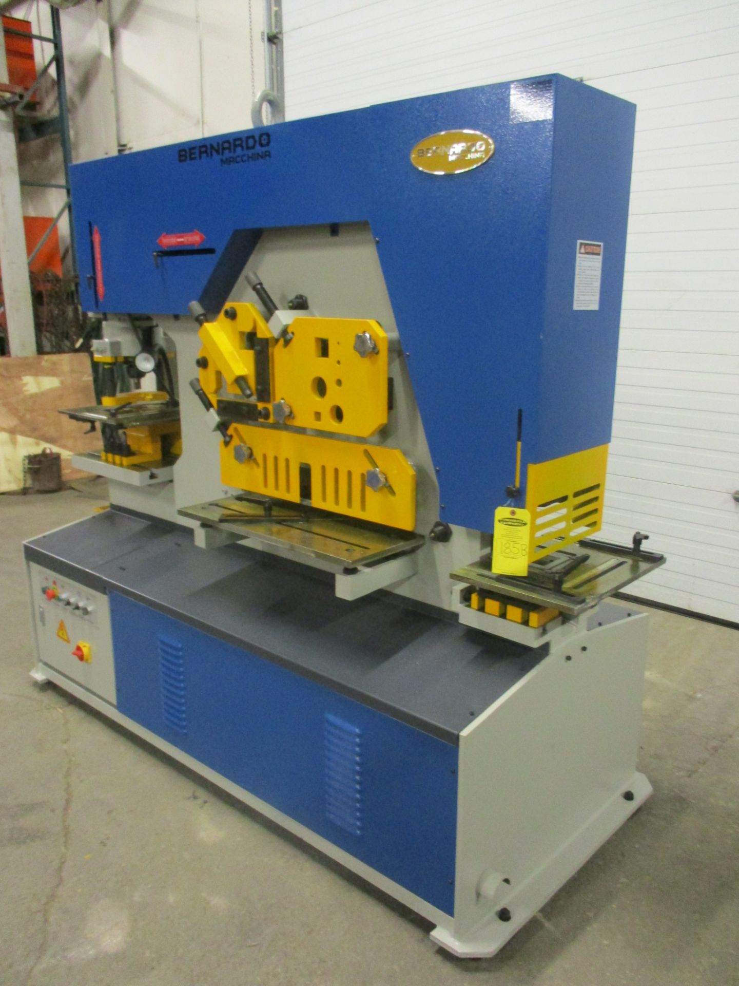 Bernardo 125 Ton Capacity Hydraulic Ironworker - complete with dies and punches - Dual operator MINT - Image 3 of 3