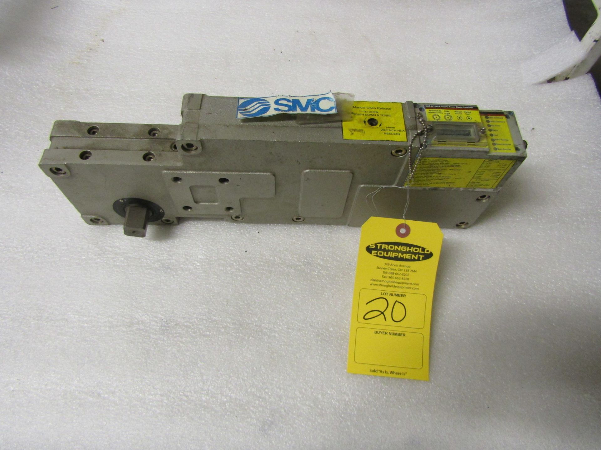 SMC Electric Power Clamp Controller Model XT580-9 with 1" drive