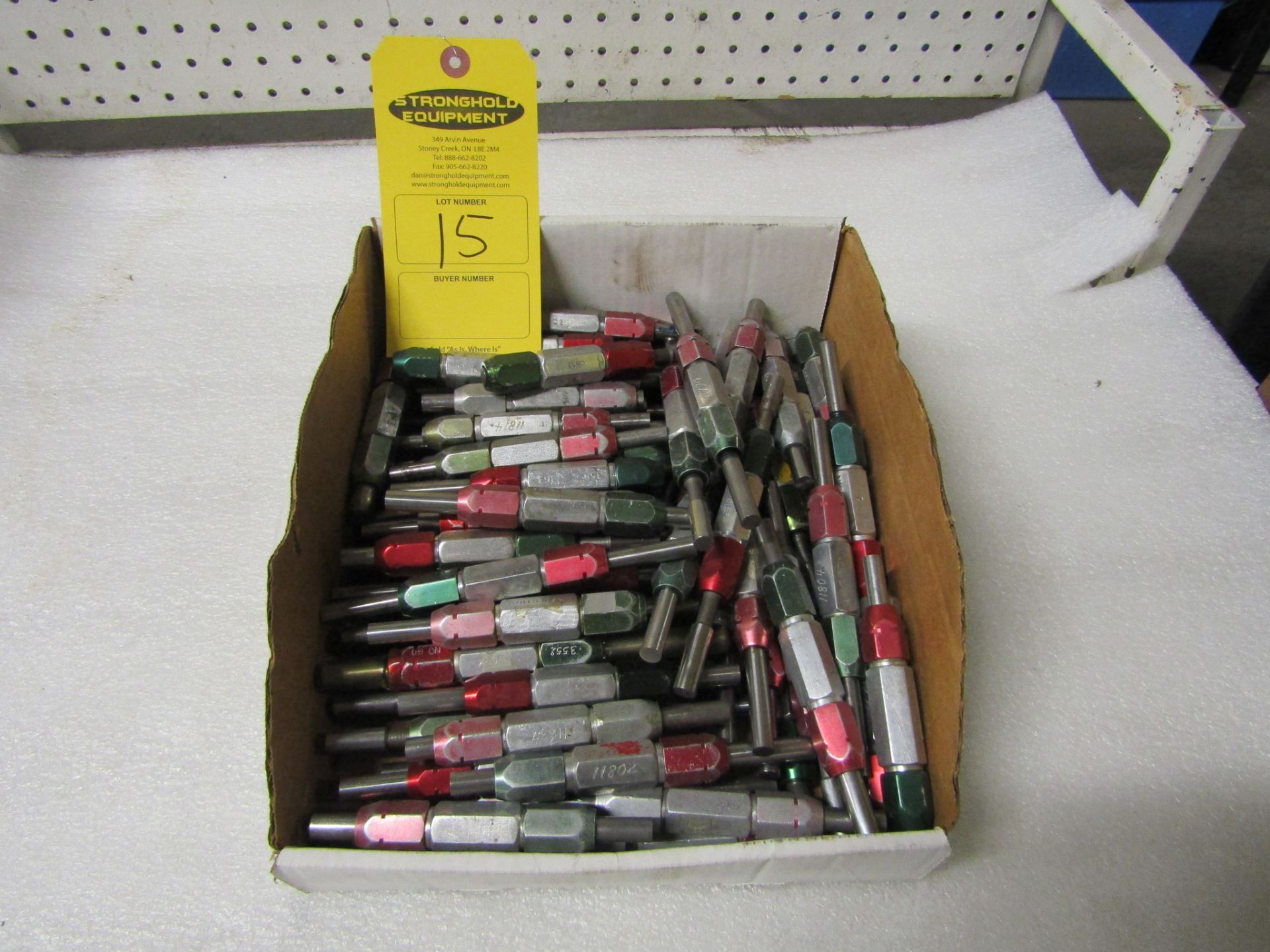 Lot of assorted GO - NOGO inspection gauges