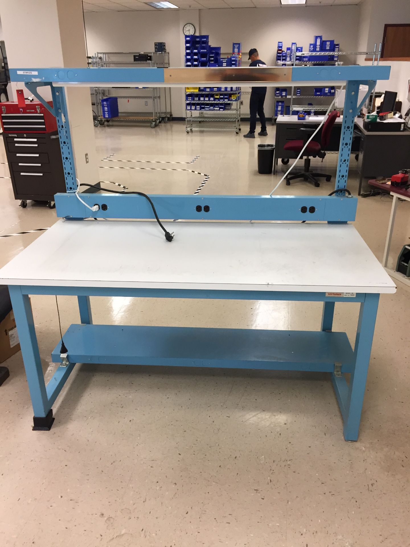 Workplace approx 5' Laminated workstation bench