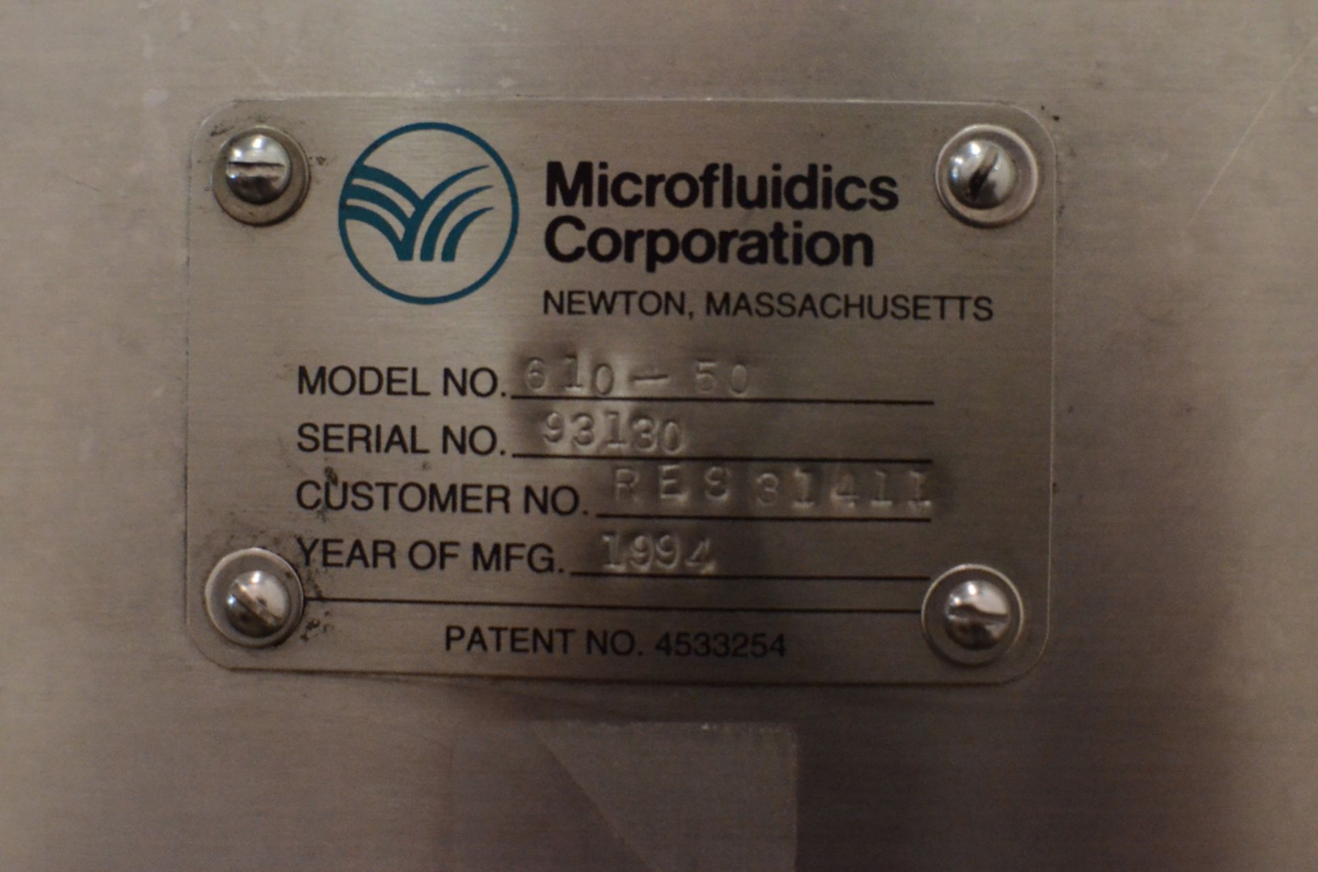 Microfluidics M-610 Microfluidizer Processor - Image 6 of 6