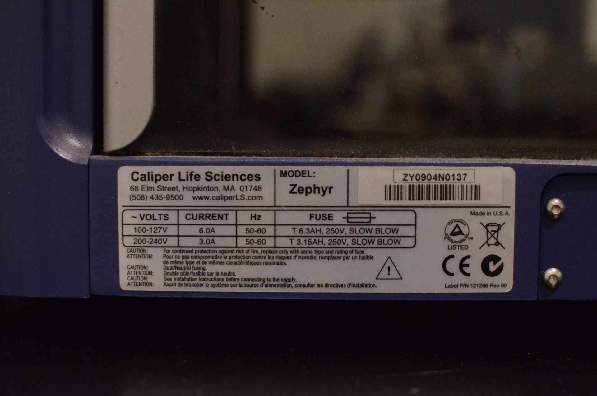 Caliper Life Sciences Zephyr Compact Liquid Handling Workstation - Bild 6 aus 6