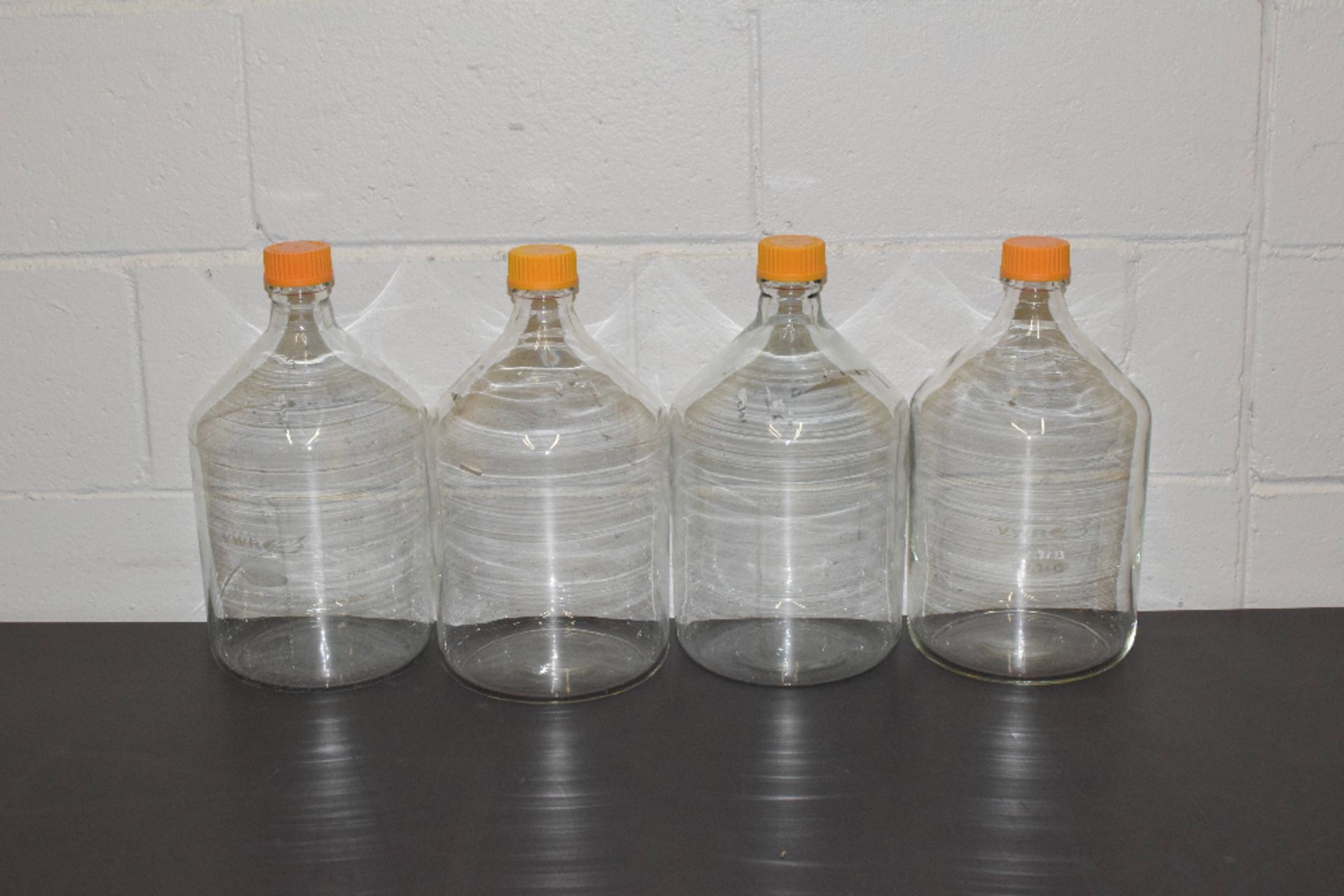 Lot of (4) VWR 5000ml Bottles