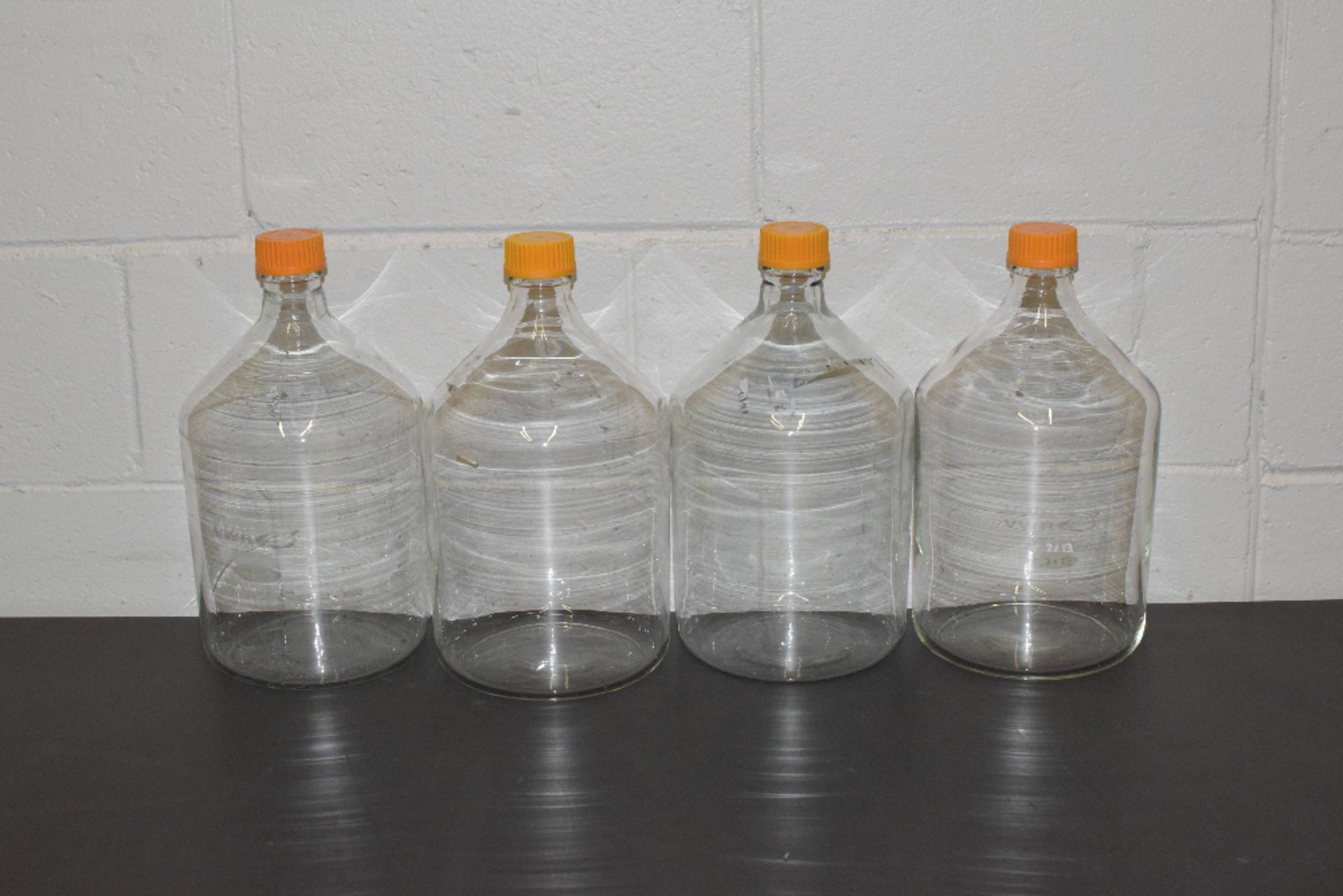 Lot of (4) VWR 5000ml Bottles