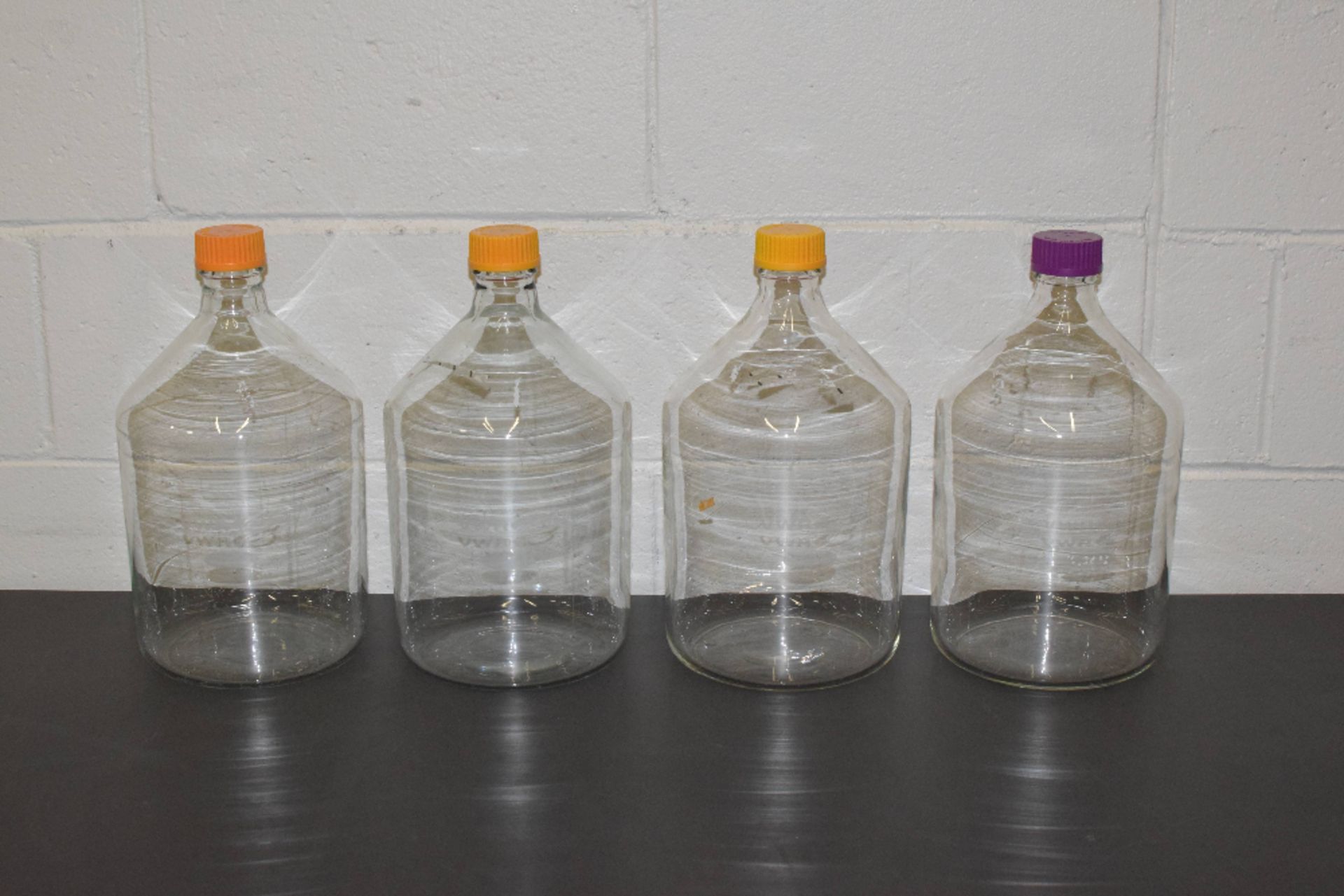 Lot of (4) VWR 5000ml Bottles