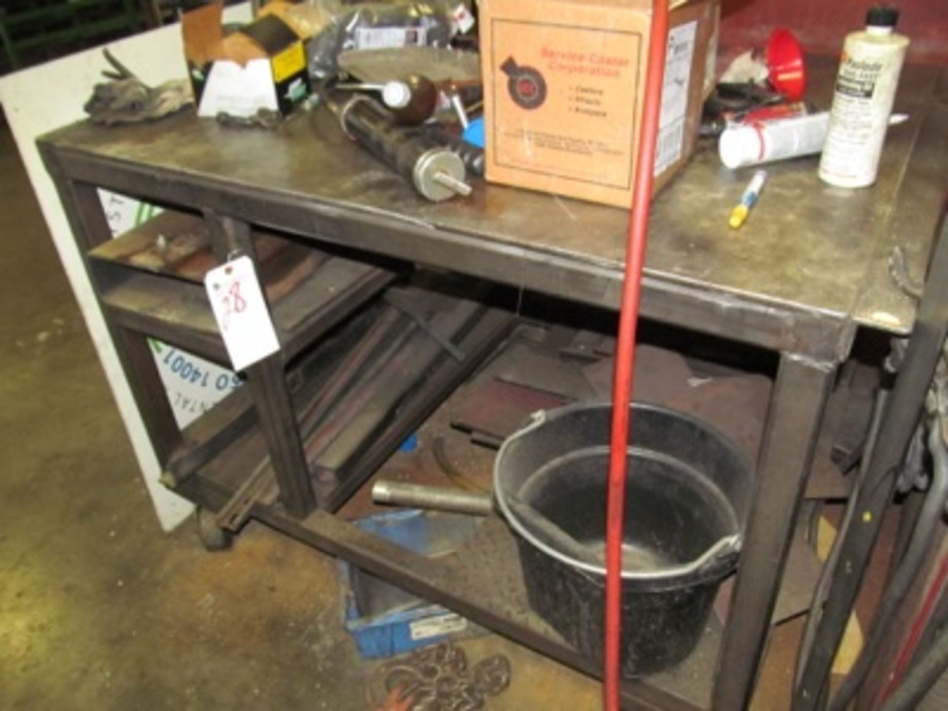 36" x 50" x 36" Steel Welding Table