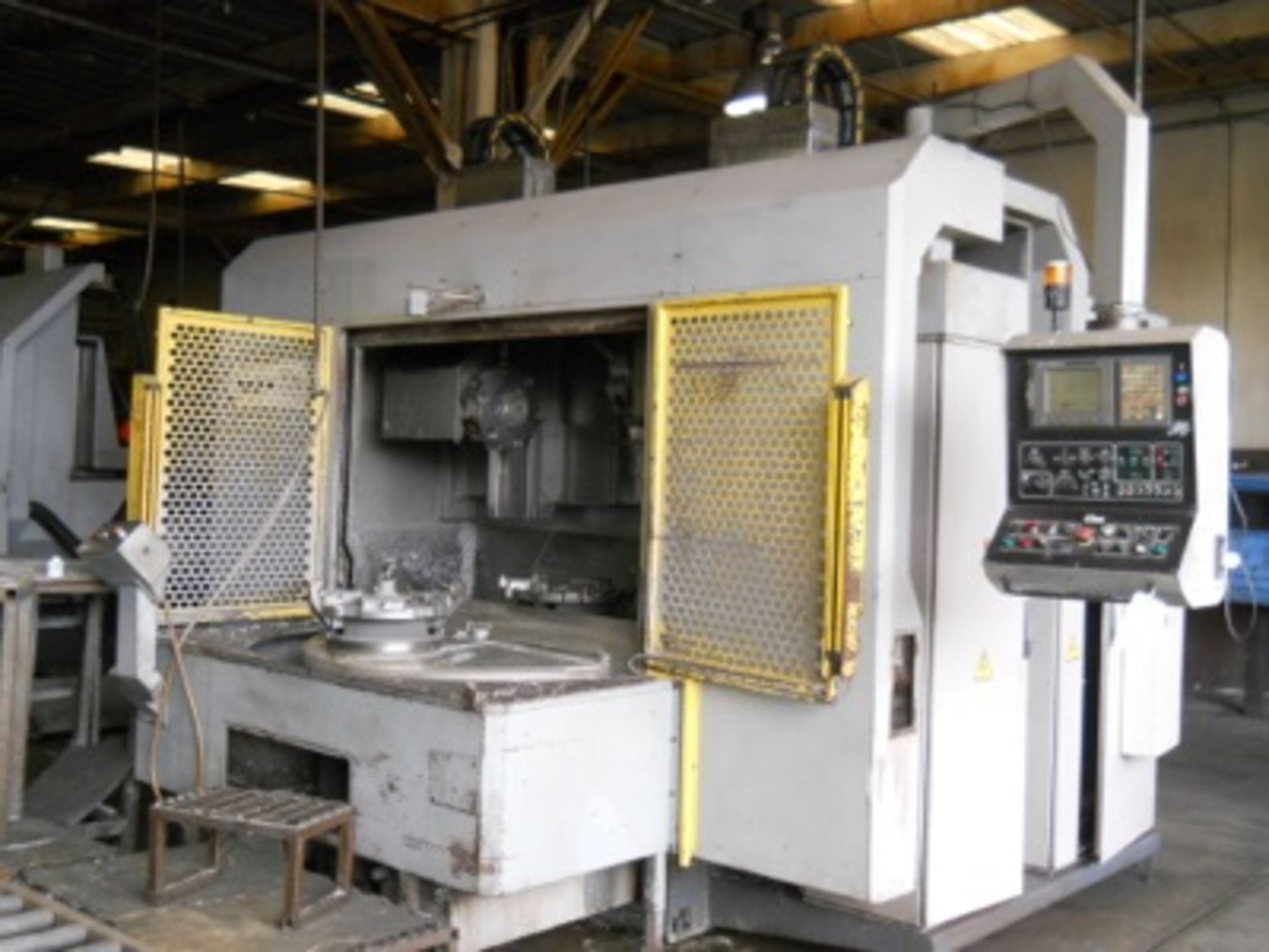 (2003) IMT mod. W-24 Torino Vertical 4th Axis CNC Lathe w/ GE Fanuc Series 18i-T CNC Controls,