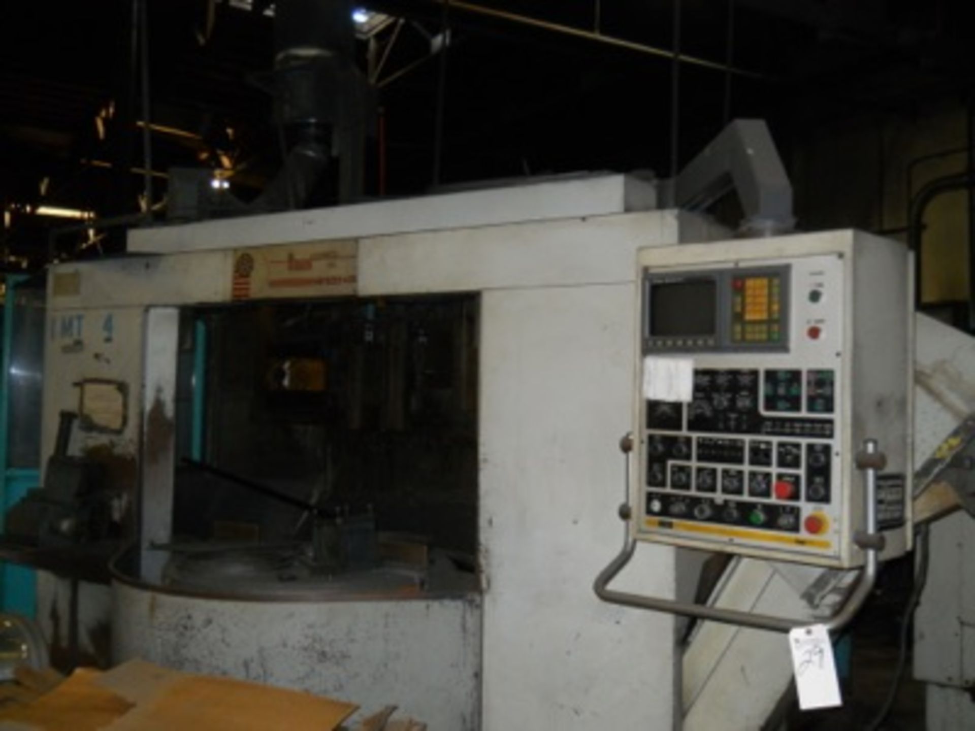 (1992) IMT mod. SF-500-4 Vertical 4-Axis CNC Lathe w/ GE Fanuc Series O-TT CNC Controls w/ 2- - Image 6 of 6