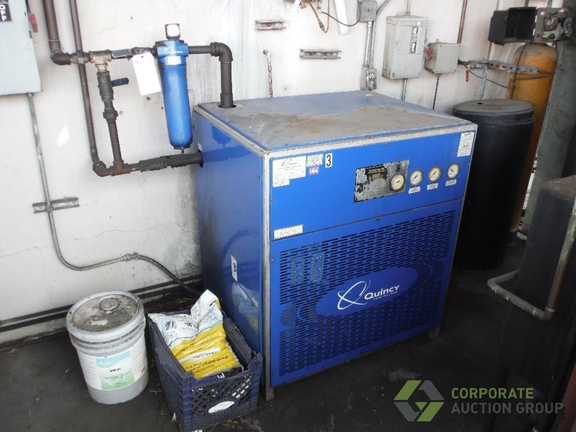 Quincy cycling refrigerated air dryer, Model QPCD-250, SN 988870, 250 scfm, 150 psig max, R-22