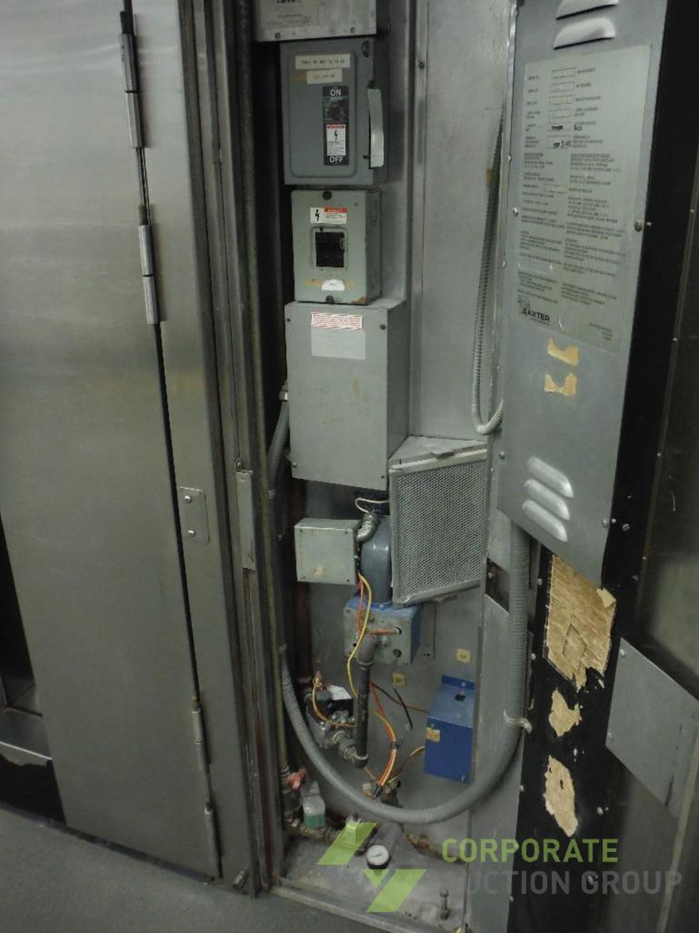 1995 Baxter double rack oven, Model OV210G-M2B, SN 9502-01664, natural gas, 250,000 btu/hr. - Image 6 of 7