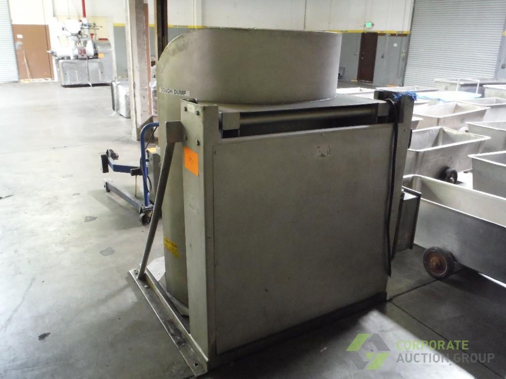 Colborne SS dough dump, 1500 lb. capacity, 46 in. wide x 41 in. deep x 66 in. tall platform - Image 2 of 5