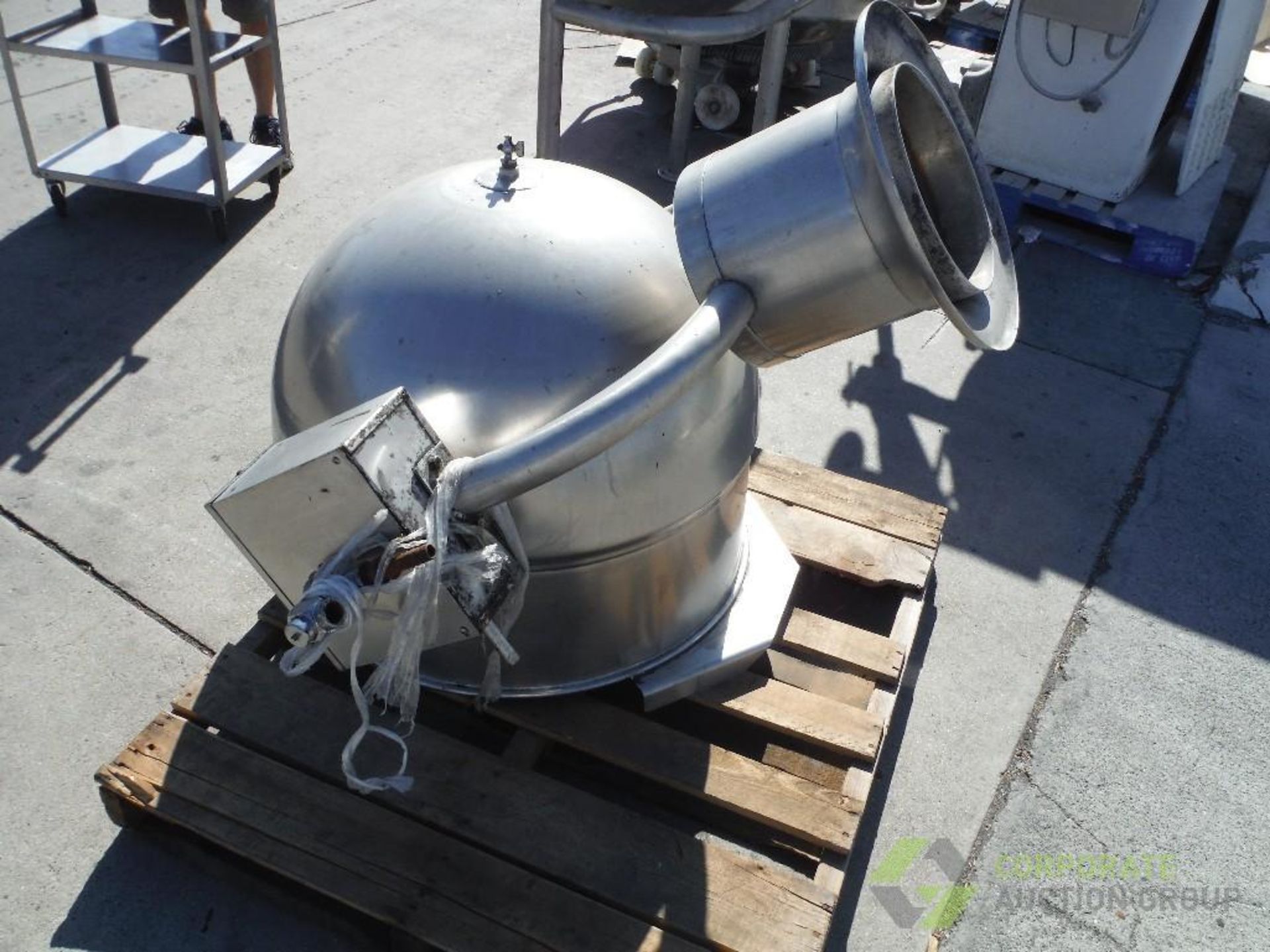 Groen 60 gallon tilt kettle, Model D-60, SN 131213, 1/2 jacket, 25 psi @ 300 F, manual tilt - Image 2 of 4