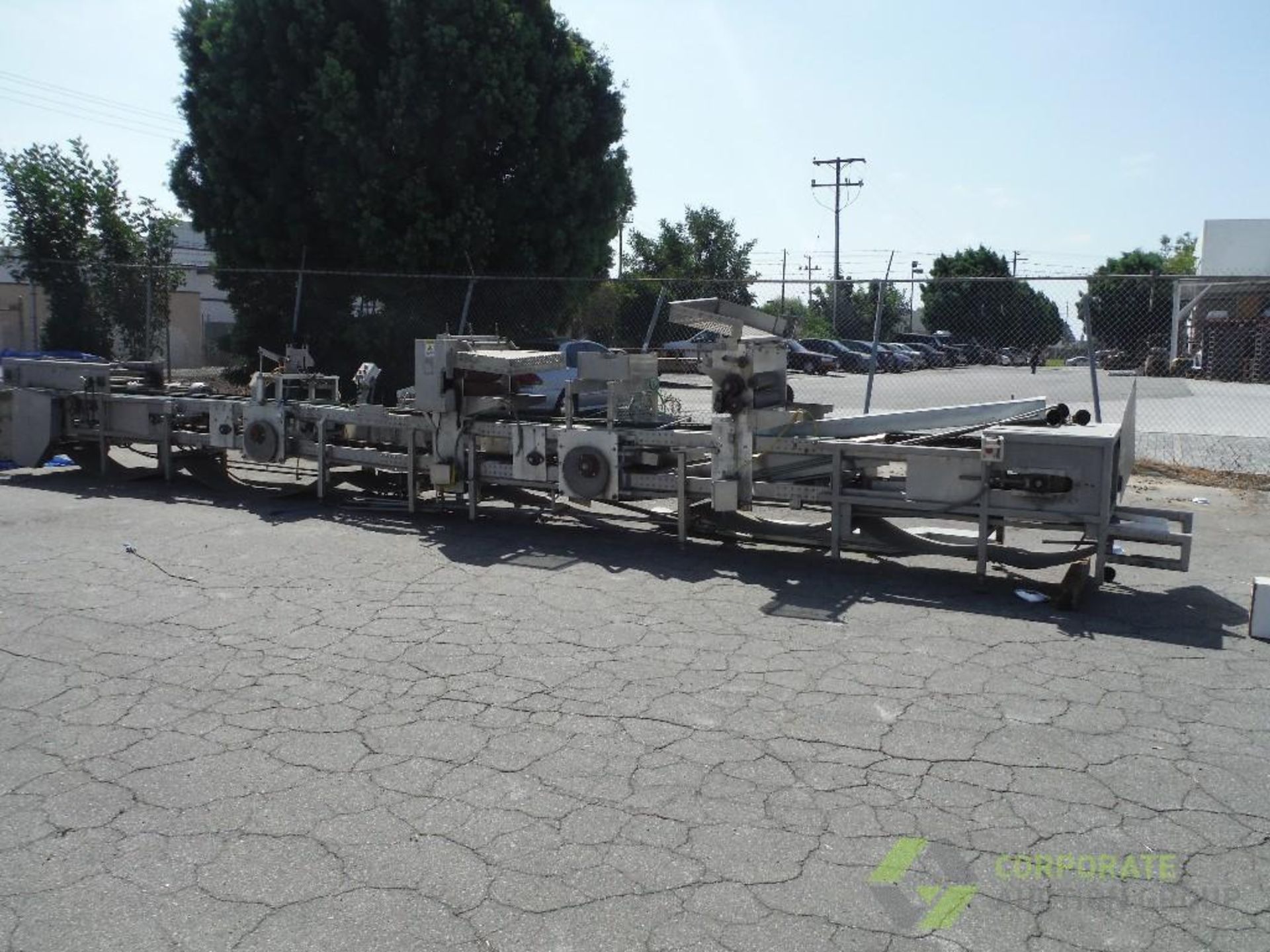 Colborne series 45 pie line, 4,5,6,9,10,11,12 in. pies, removed from facility, stored outdoors, with - Image 2 of 19