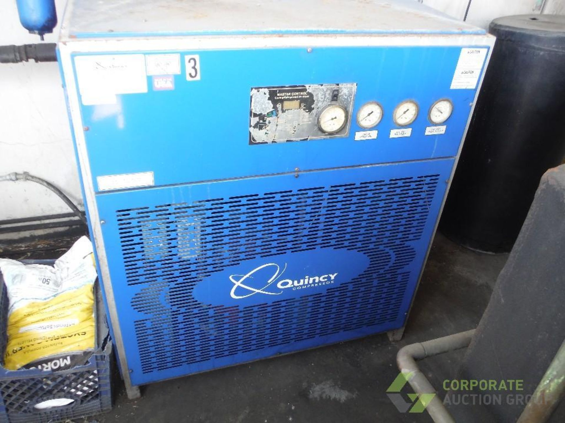 Quincy cycling refrigerated air dryer, Model QPCD-250, SN 988870, 250 scfm, 150 psig max, R-22 - Image 2 of 6