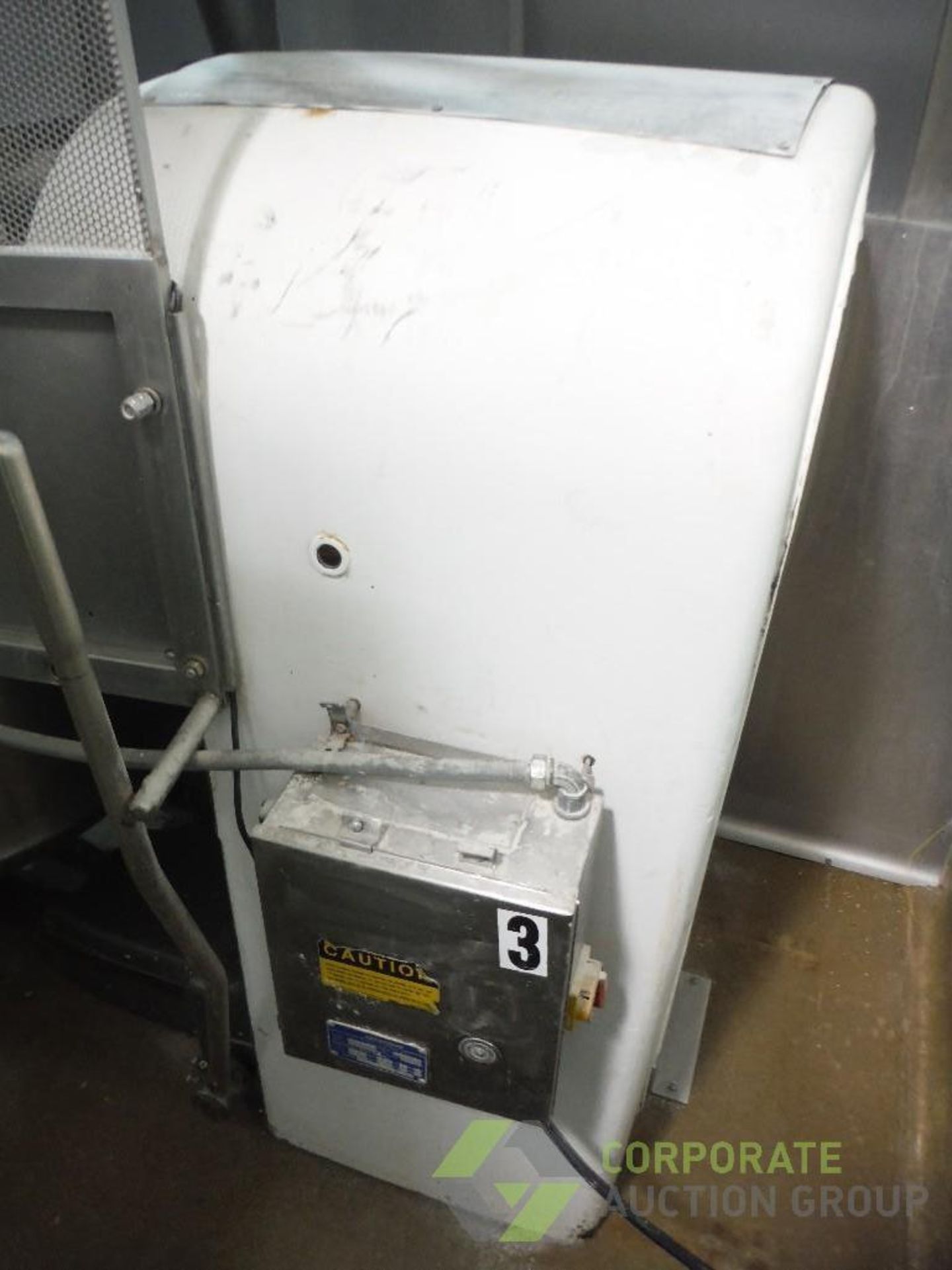 Colborne double arm mixer, Model DM530, SN 206-90, with SS mix bowl and cart, 44 in. dia. - Image 6 of 8