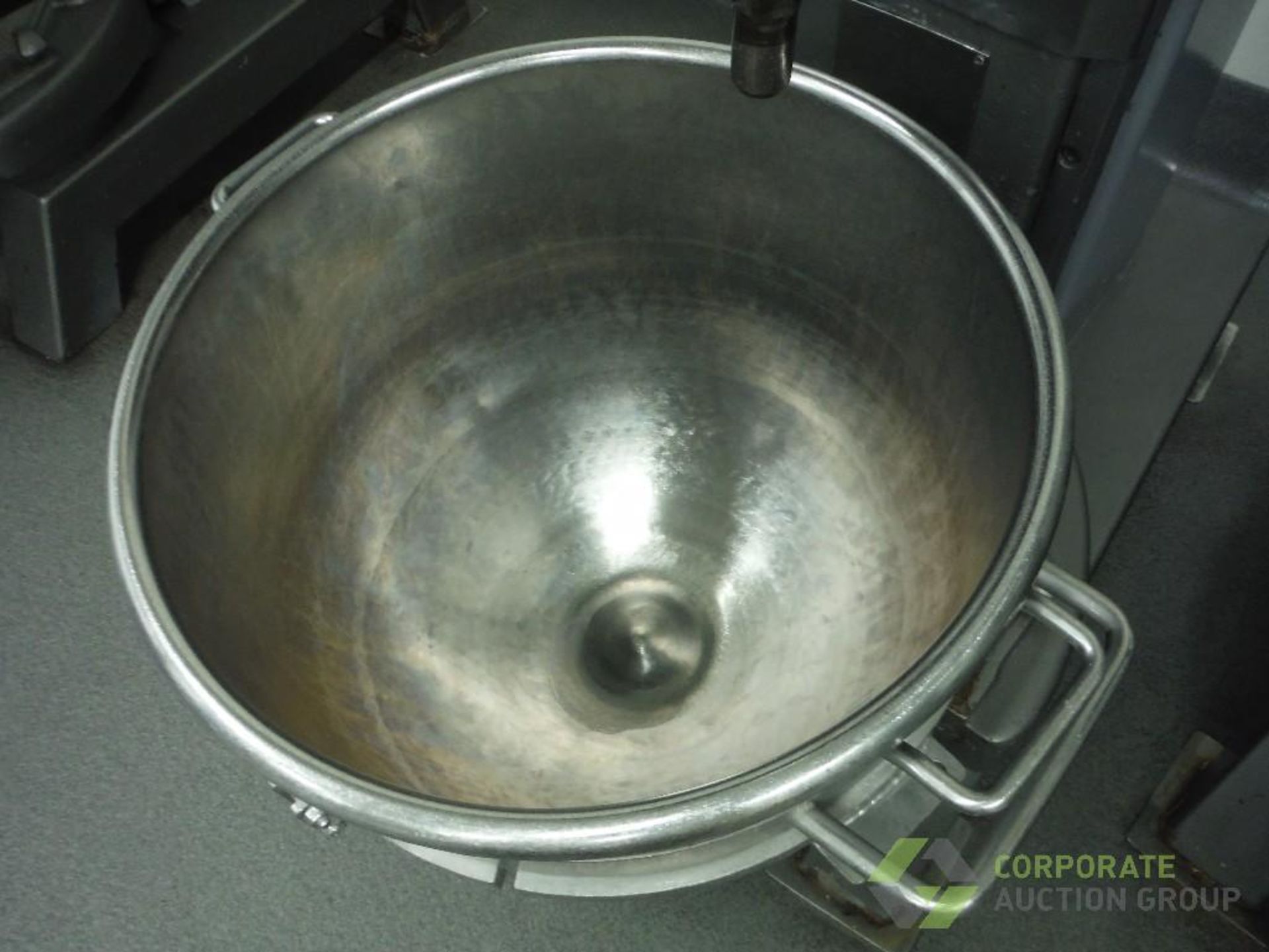 Hobart 80 qt. mixer, Model L 800, SN 11-351-008, with SS bowl, dolly - Image 4 of 8