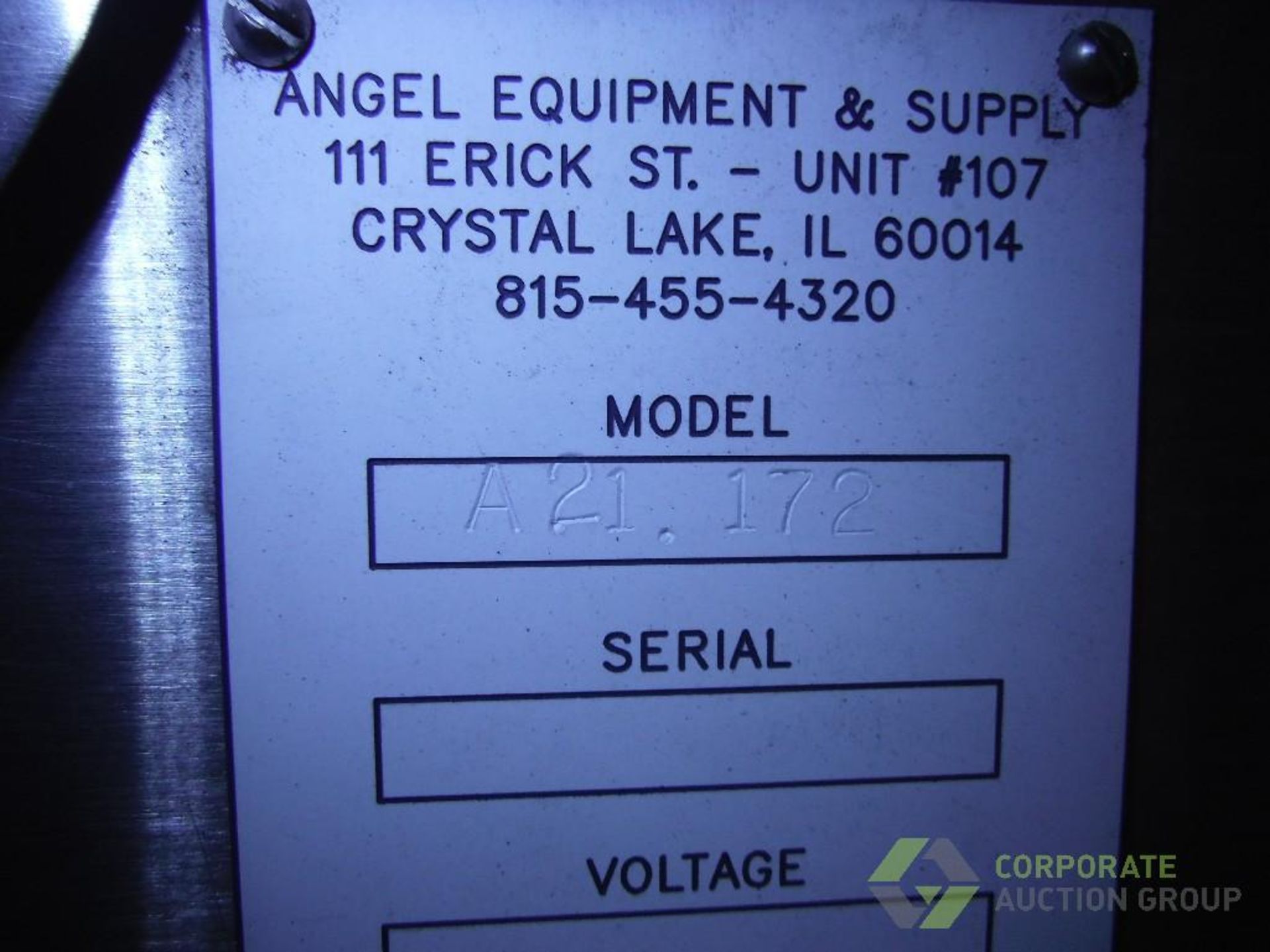 2006 Angel Equipment and Supply tray placer frame, Model A21.172 - Image 5 of 6