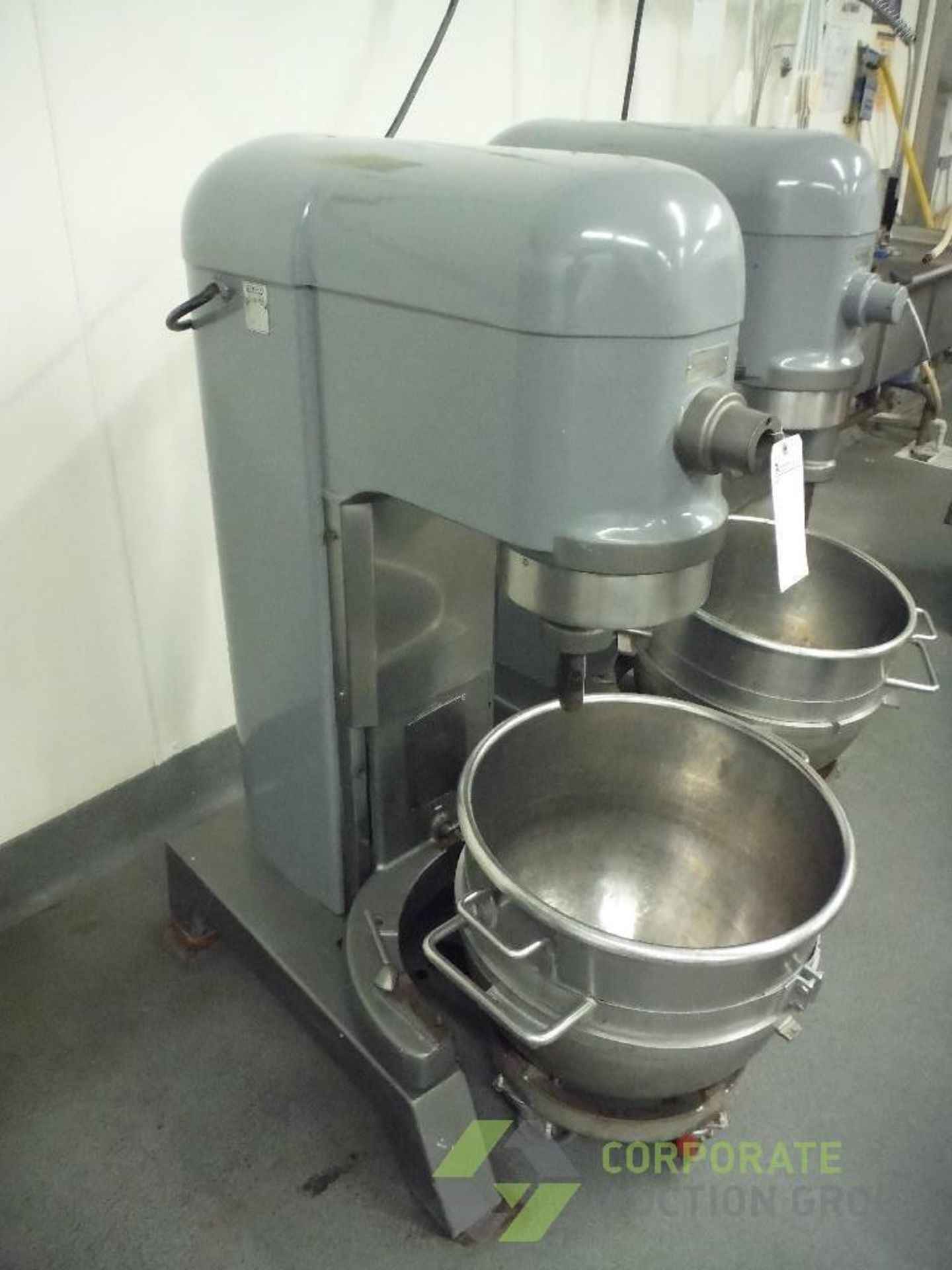 Hobart 80 qt. mixer, Model L 800, SN 11-351-008, with SS bowl, dolly - Image 7 of 8