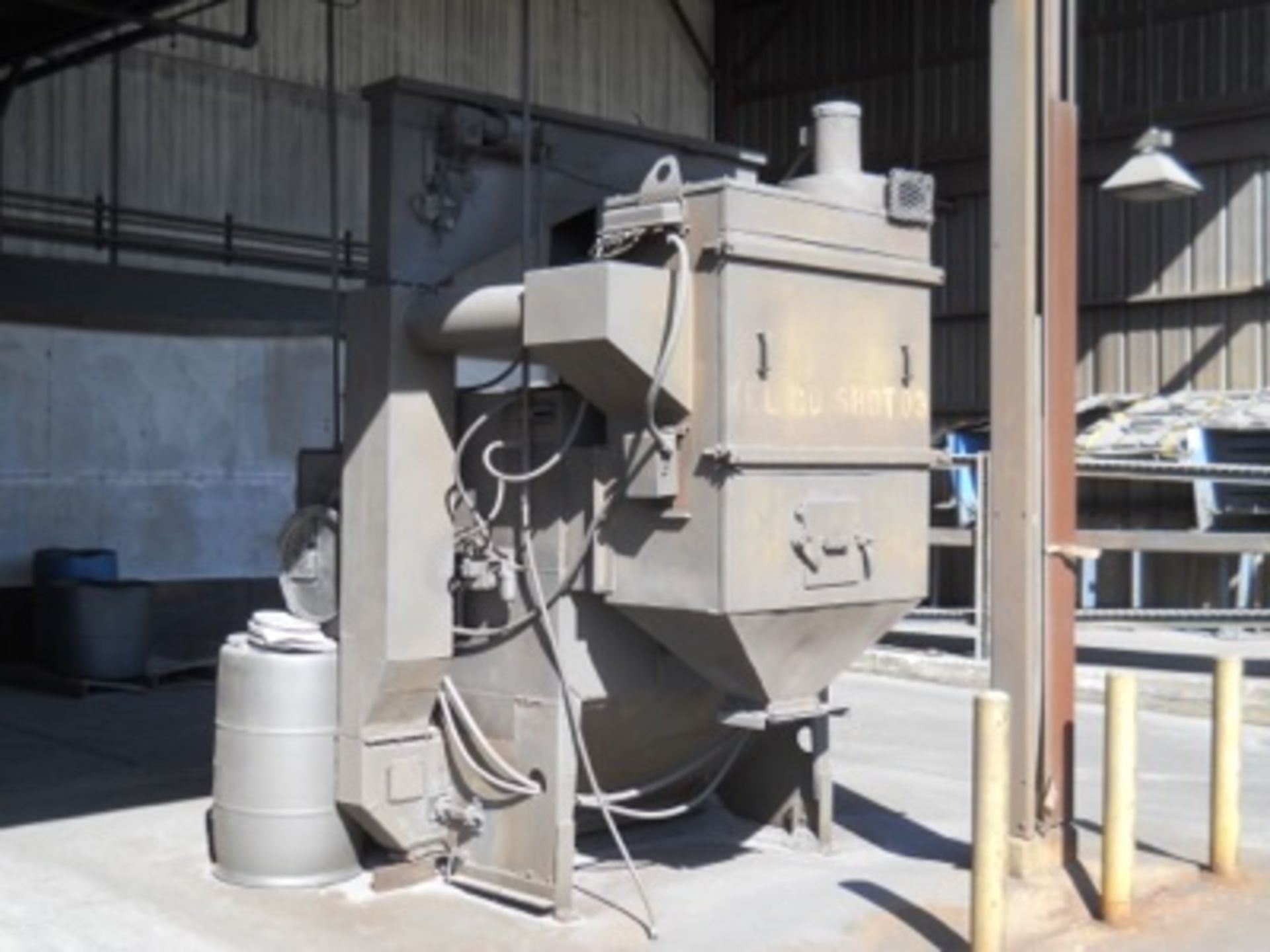 Goff mod. 48TB, 48" Table, 15hp Shot Blast Machine Foundry Duty Type; Unit 03; S/N 13250261 - Image 4 of 7