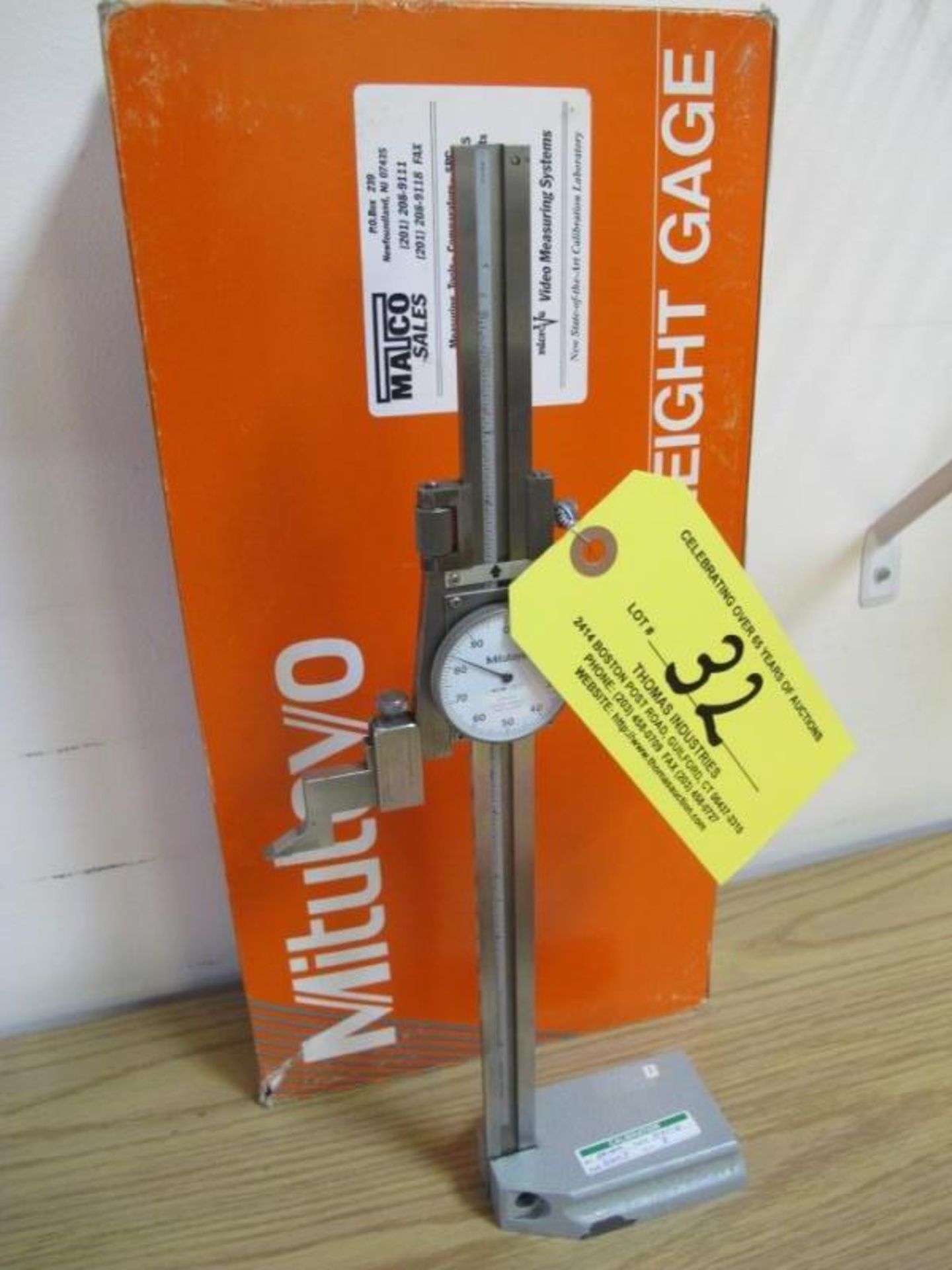 10" Mitutoyo Dial Type Height Gage