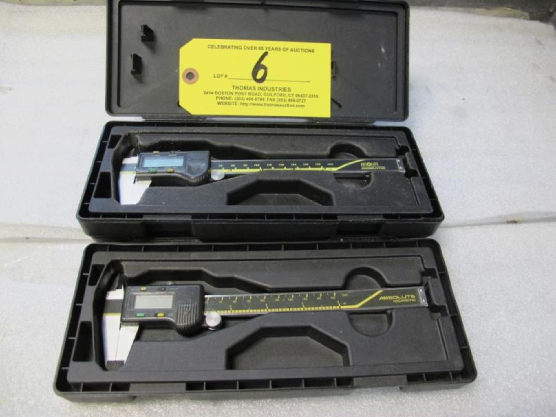 (2) 6" Mitutoyo Digital Calipers