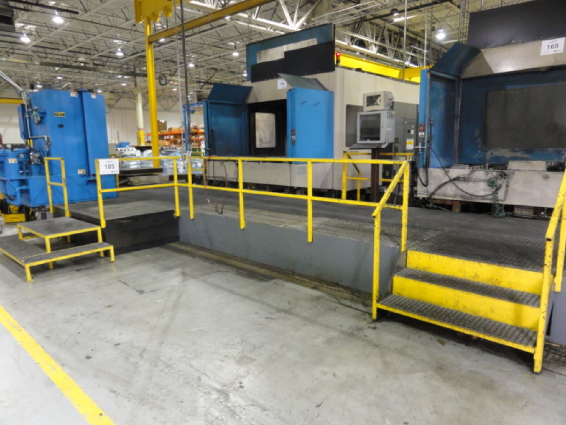 Operator Platform Approx. Size 40' x 10' w/ Anti Skid Grated Decking, (5) Staircases, Associated - Image 2 of 3