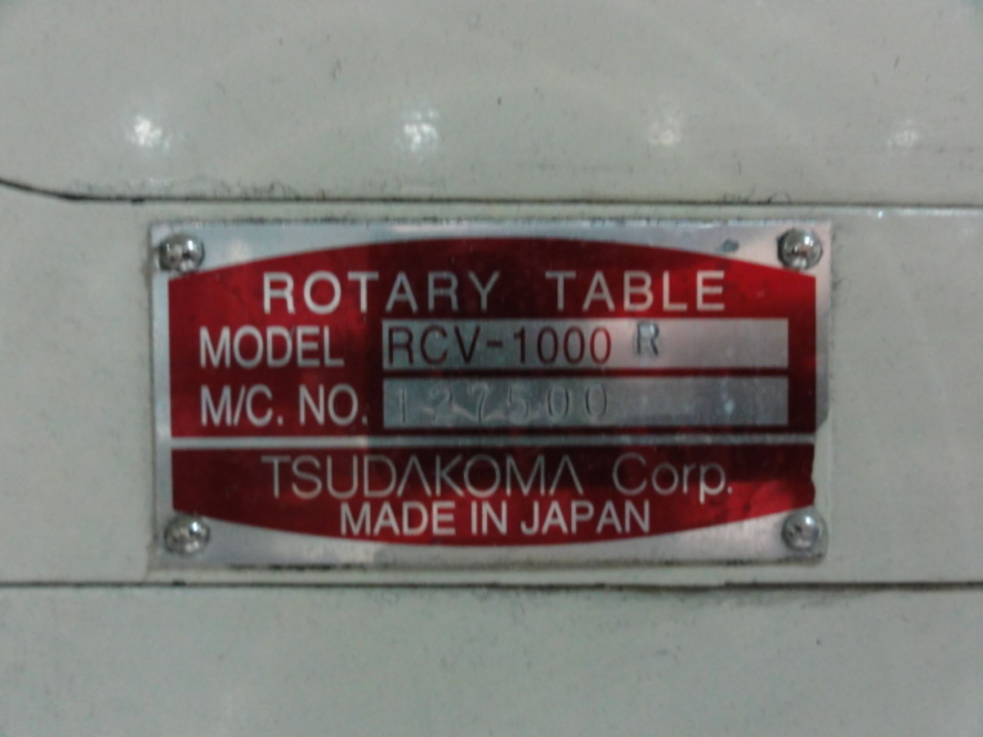 Tsudakoma (Koma) Approx. 40" 5th Access Rotary Table Model RCV-1000R, s/n 127500 - Image 5 of 5