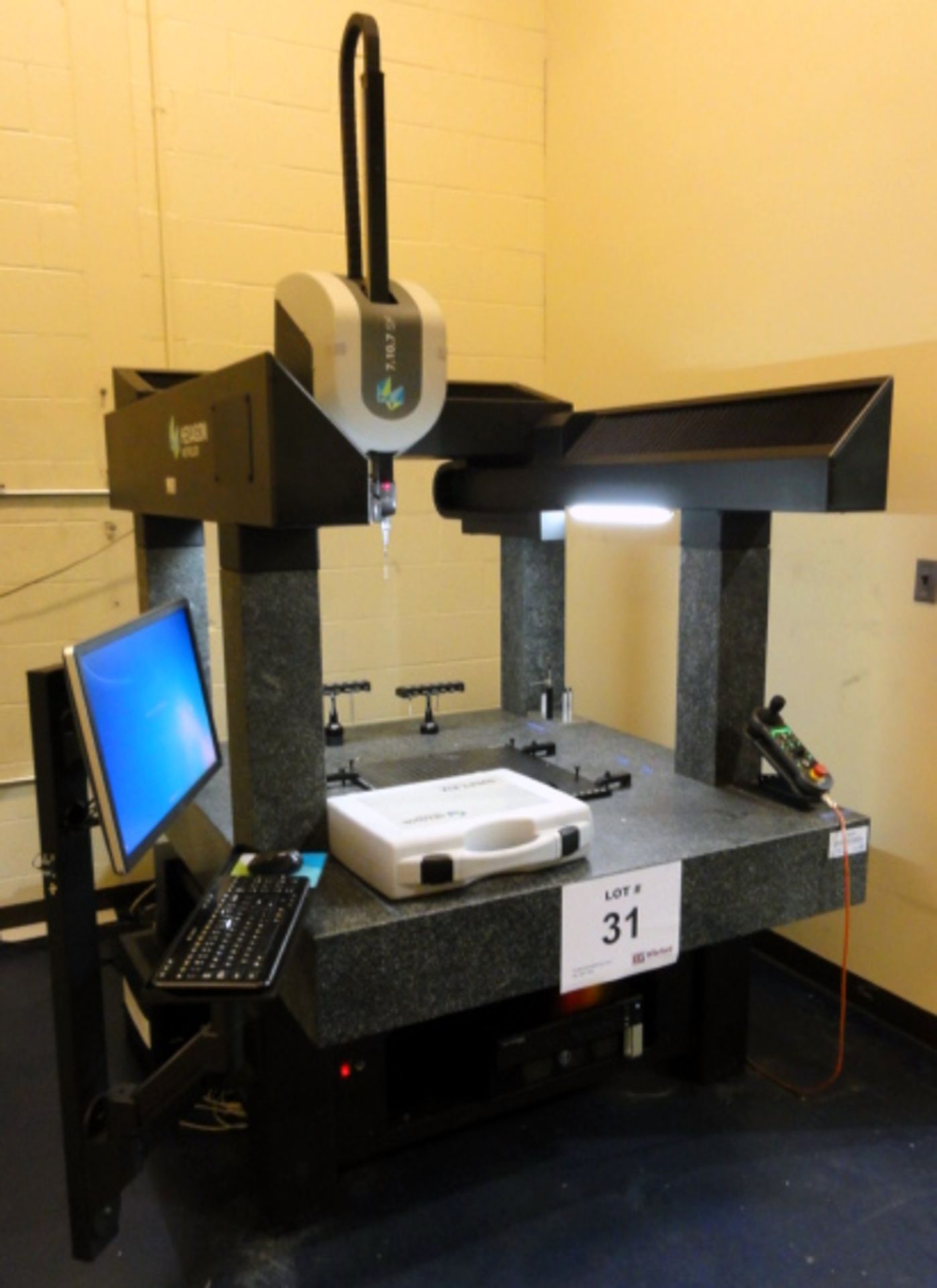 2014 Hexagon Metrology Coordinate Measuring Machine, Model SF7.10.7, w/ Tesa Star-M Probe Head,