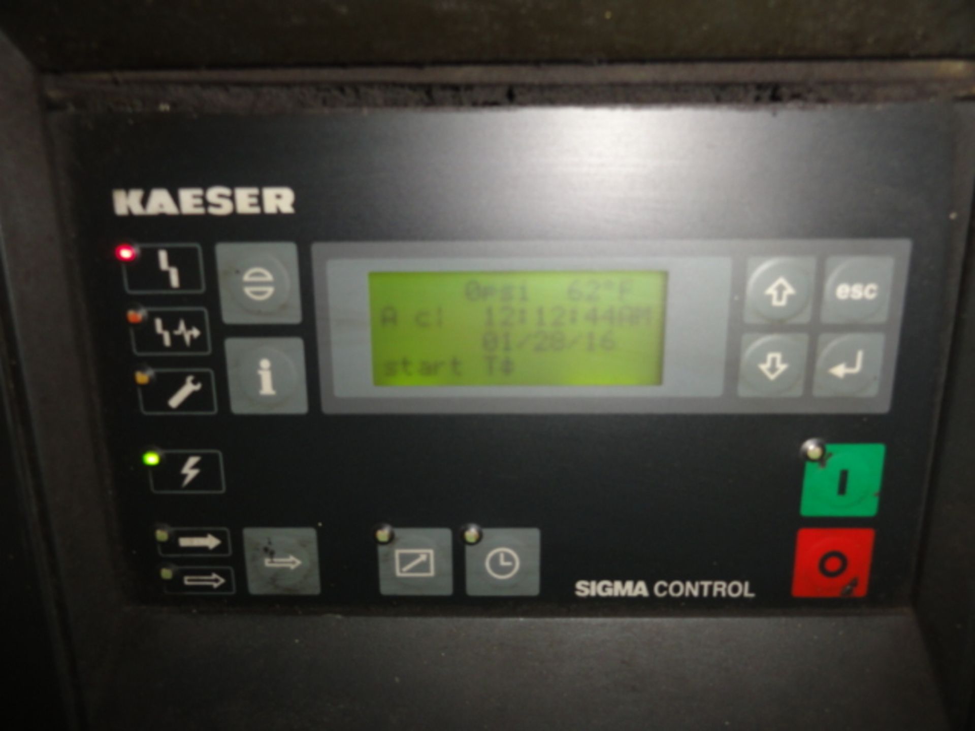 Kaeser Model CS91 75-HP Rotary Screw Air Compressor, 125 PSIG, Sigma Controls, 3-Phase, 60Htz, 460V, - Image 3 of 4