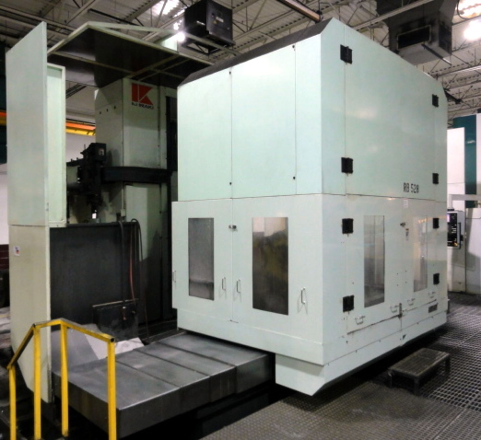 2005 Kuraki Model KBT11Z, CNC Horizontal Boring Mill; Spindle: Drive 30-HP; Speeds to 3,000-