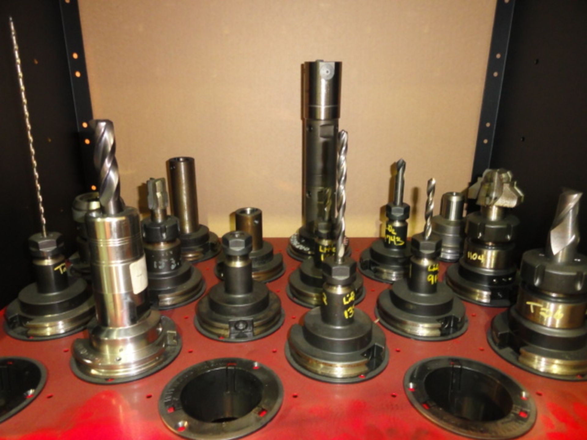 Lot of (15) CAT 50 Bolt In and Collet Style Tool Holders w/ Associated Tooling to Include: Facers, - Image 2 of 2