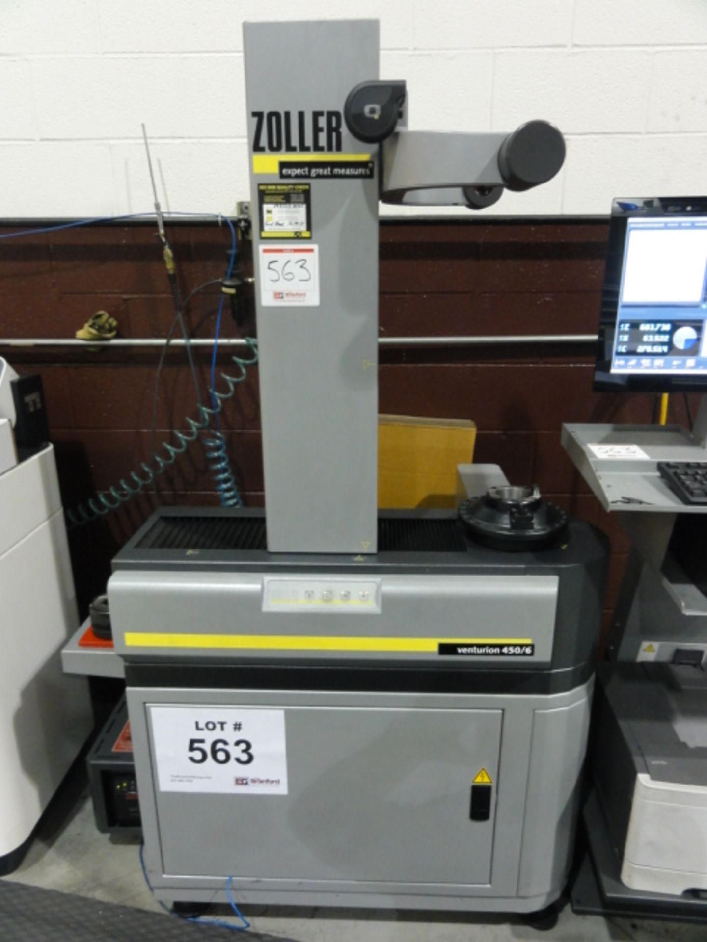 2014 Zoller Venturion 450/6 Tool Presetter, w/ Image Processing Camera w/ LED Ring Light, Tool - Image 2 of 9