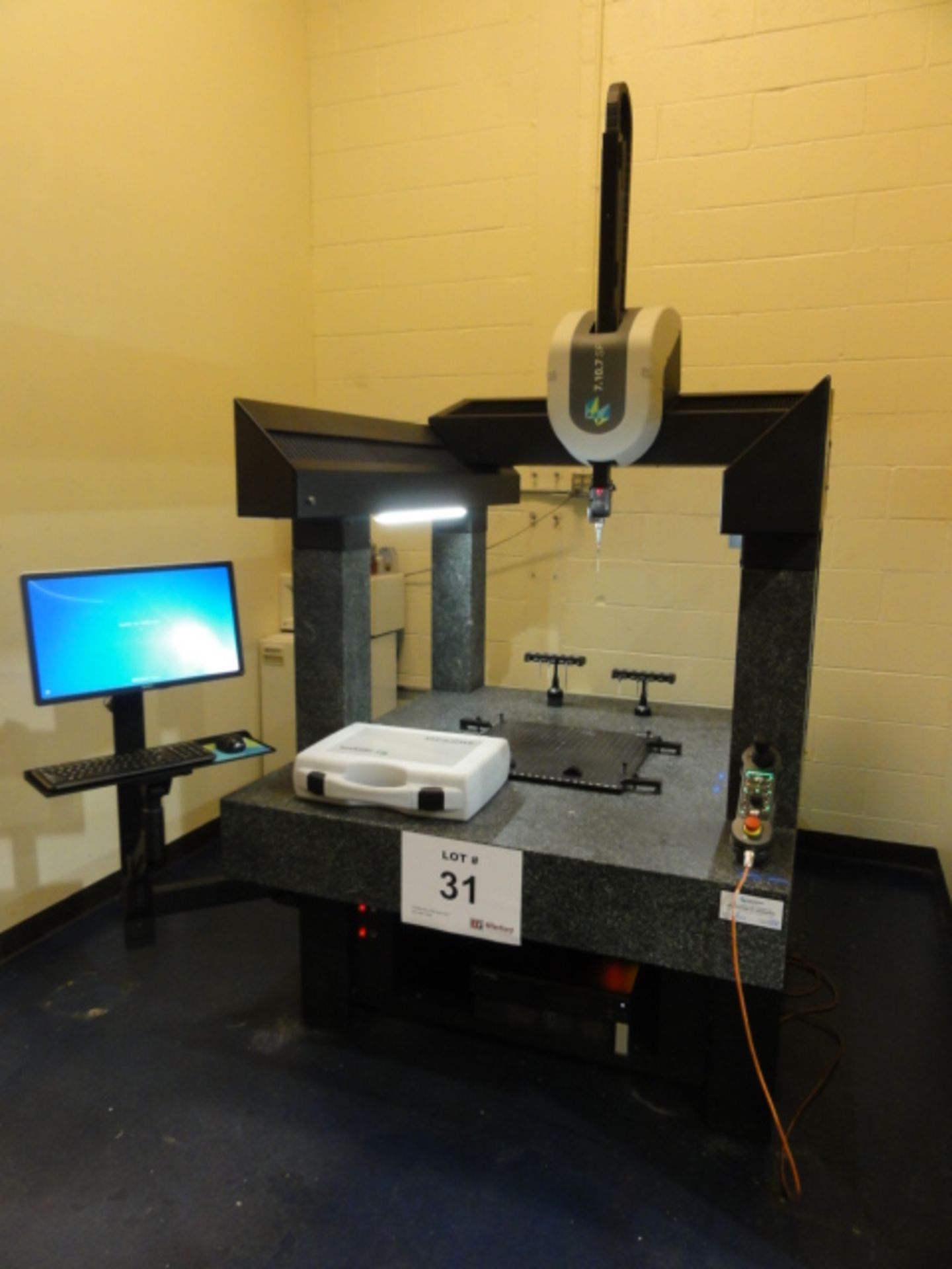 2014 Hexagon Metrology Coordinate Measuring Machine, Model SF7.10.7, w/ Tesa Star-M Probe Head, - Image 2 of 10