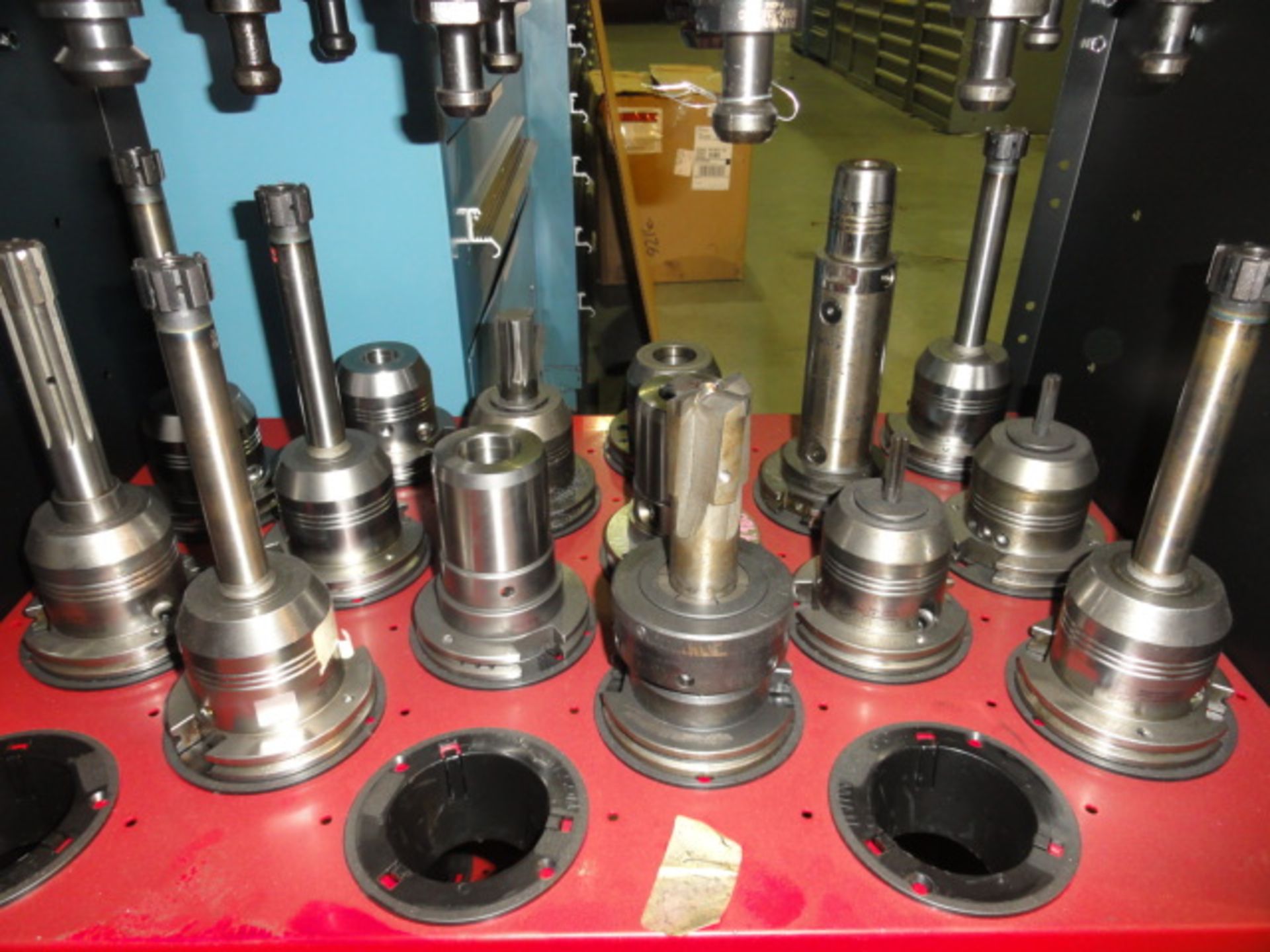 Lot of (15) CAT 50 Bolt In and Collet Style Tool Holders w/ Associated Tooling to Include: Facers, - Image 2 of 2