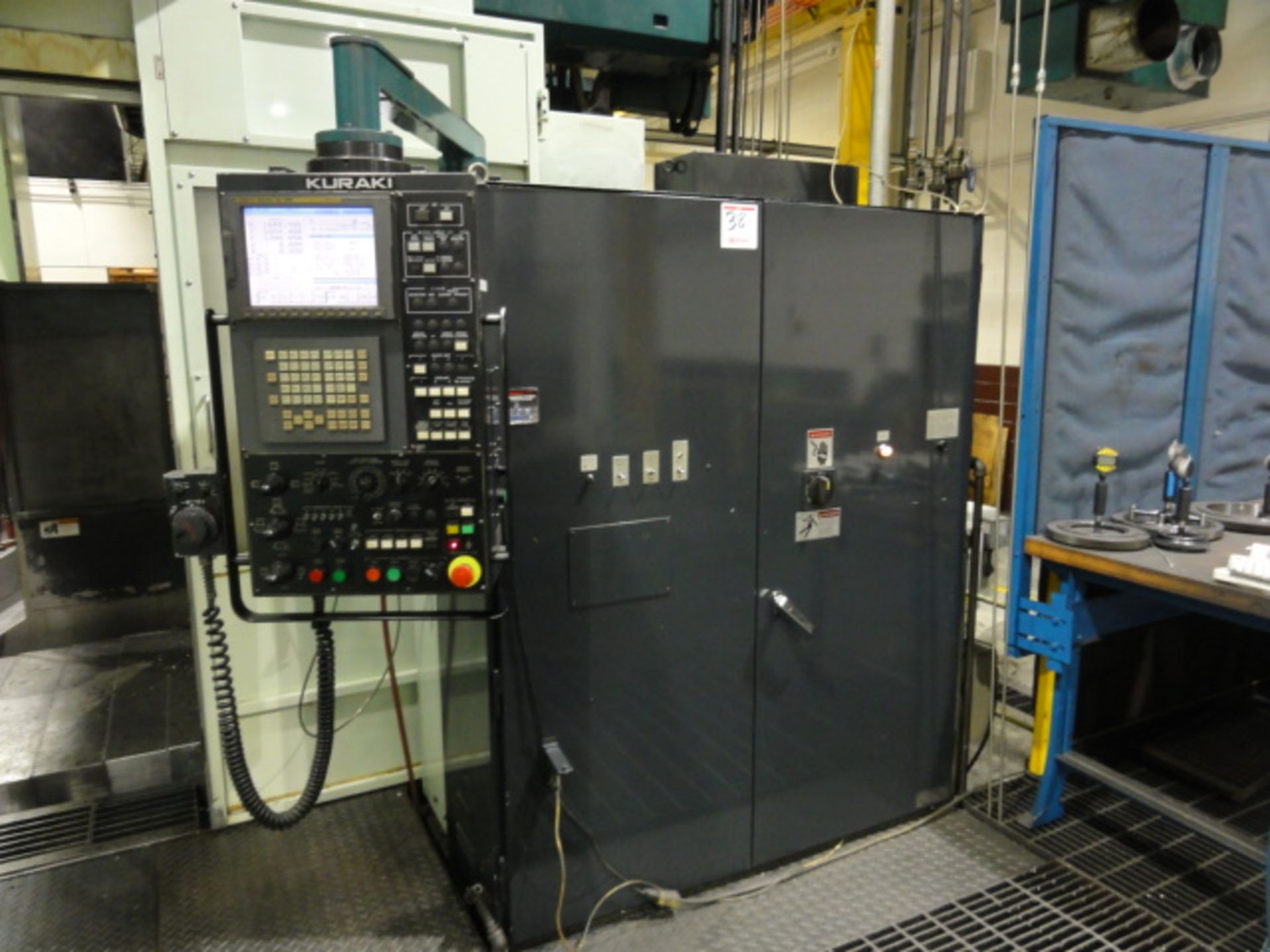 2005 Kuraki Model KBT11Z, CNC Horizontal Boring Mill; Spindle: Drive 30-HP; Speeds to 3,000- - Image 5 of 12